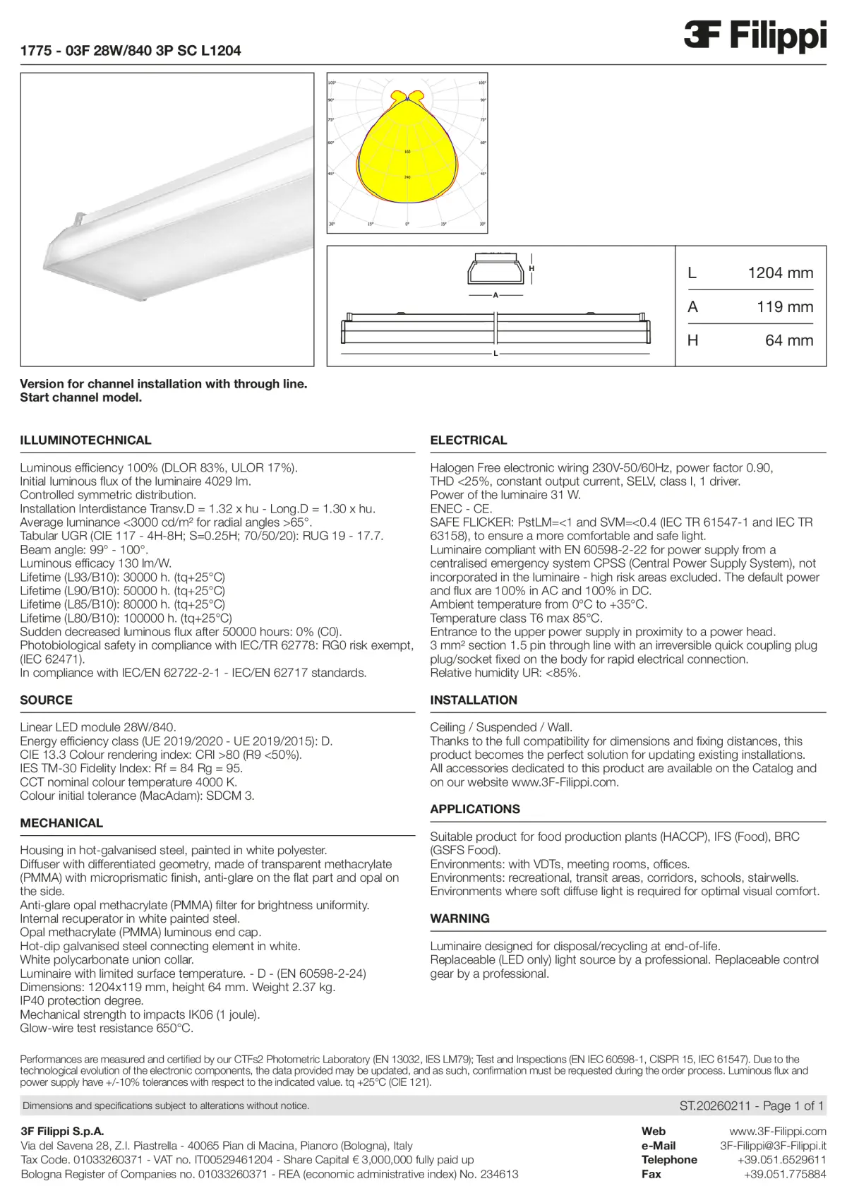 1775 - 03F 28W-840 3P SC L1204 - Datasheet - en
