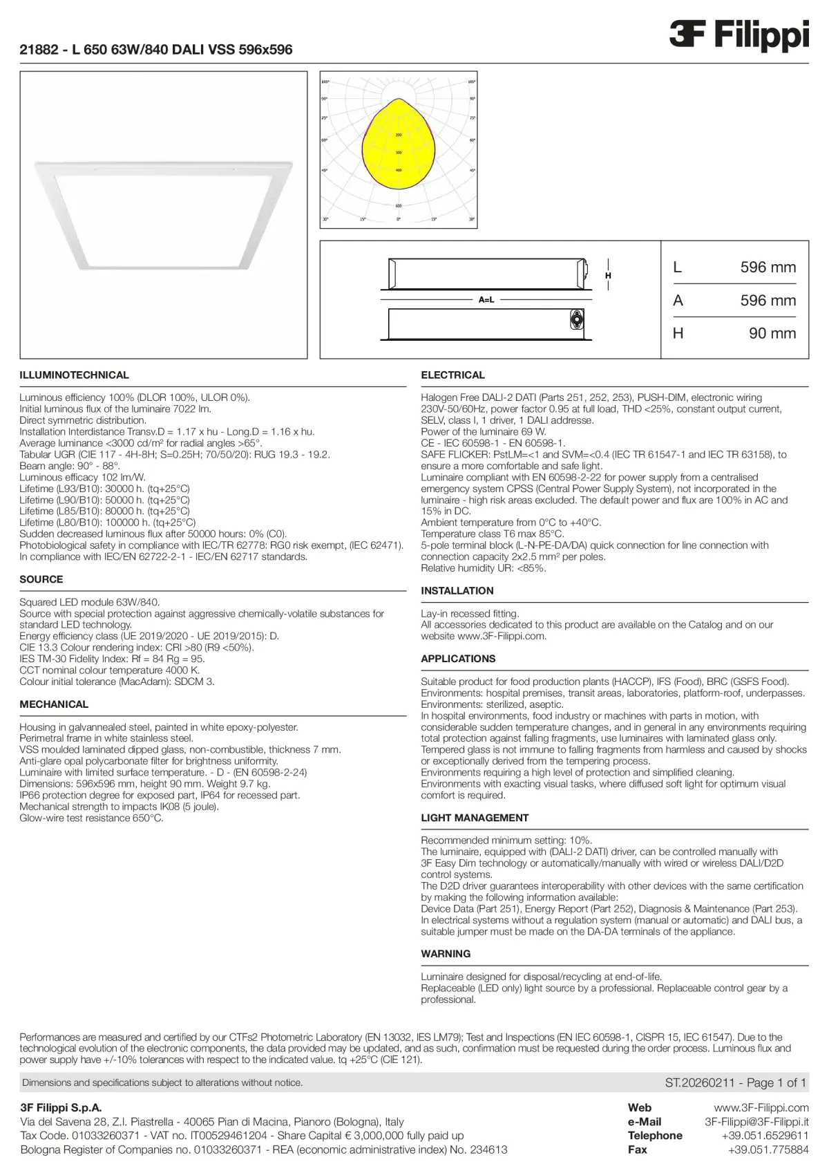 21882 - L 650 63W-840 DALI VSS 596x596 - Datasheet - en
