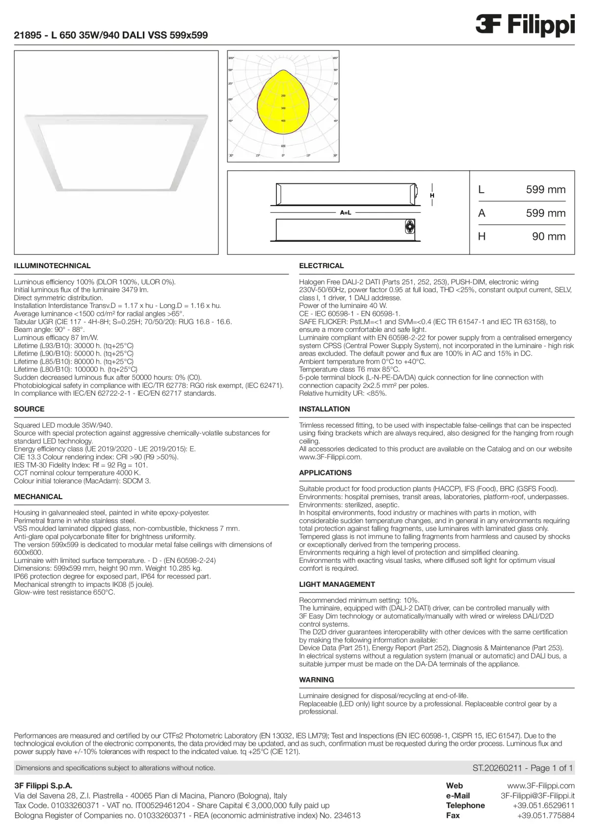 21895 - L 650 35W-940 DALI VSS 599x599 - Datasheet - en
