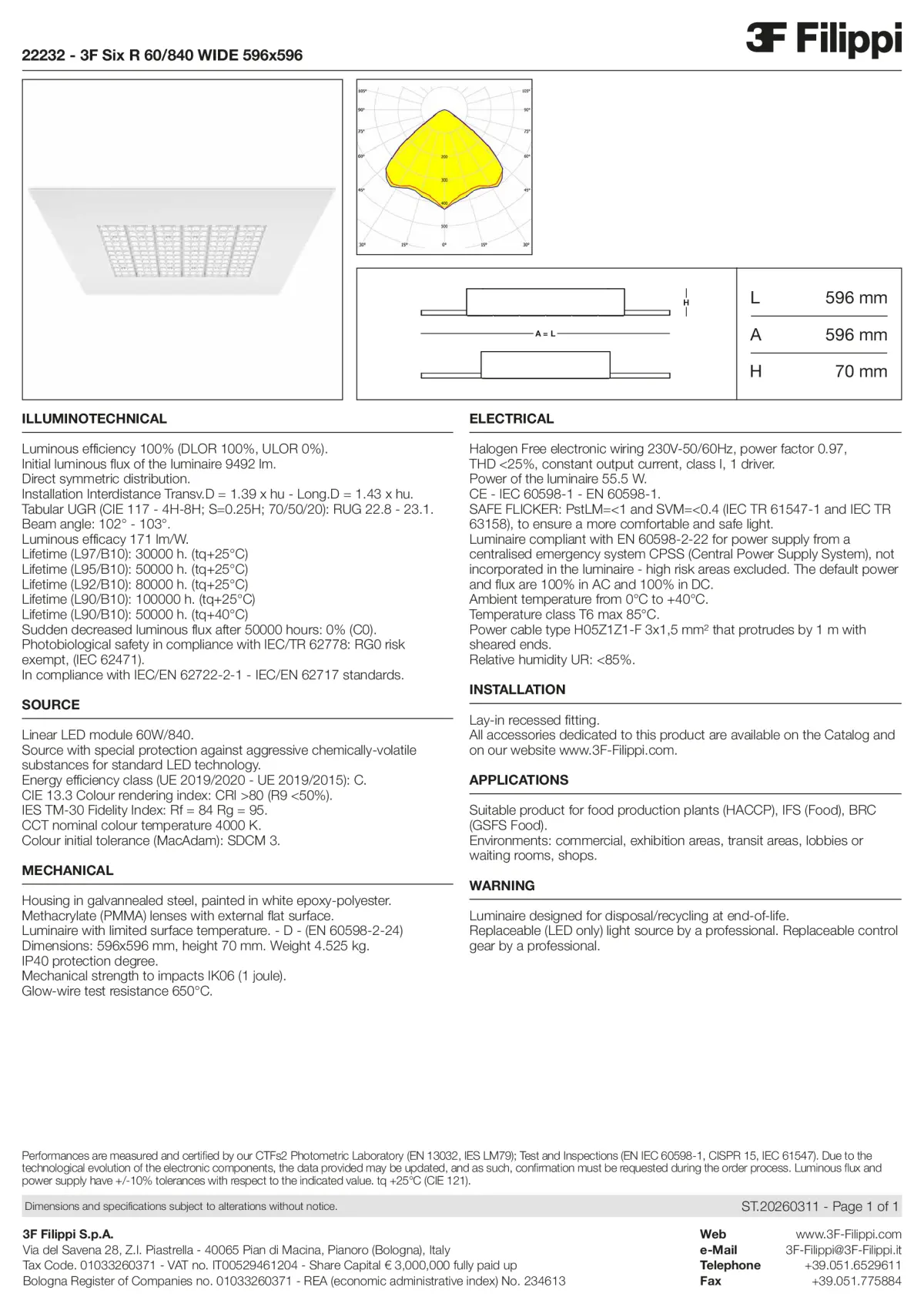 22232 - 3F Six R 60-840 WIDE 596x596 - Datasheet - en