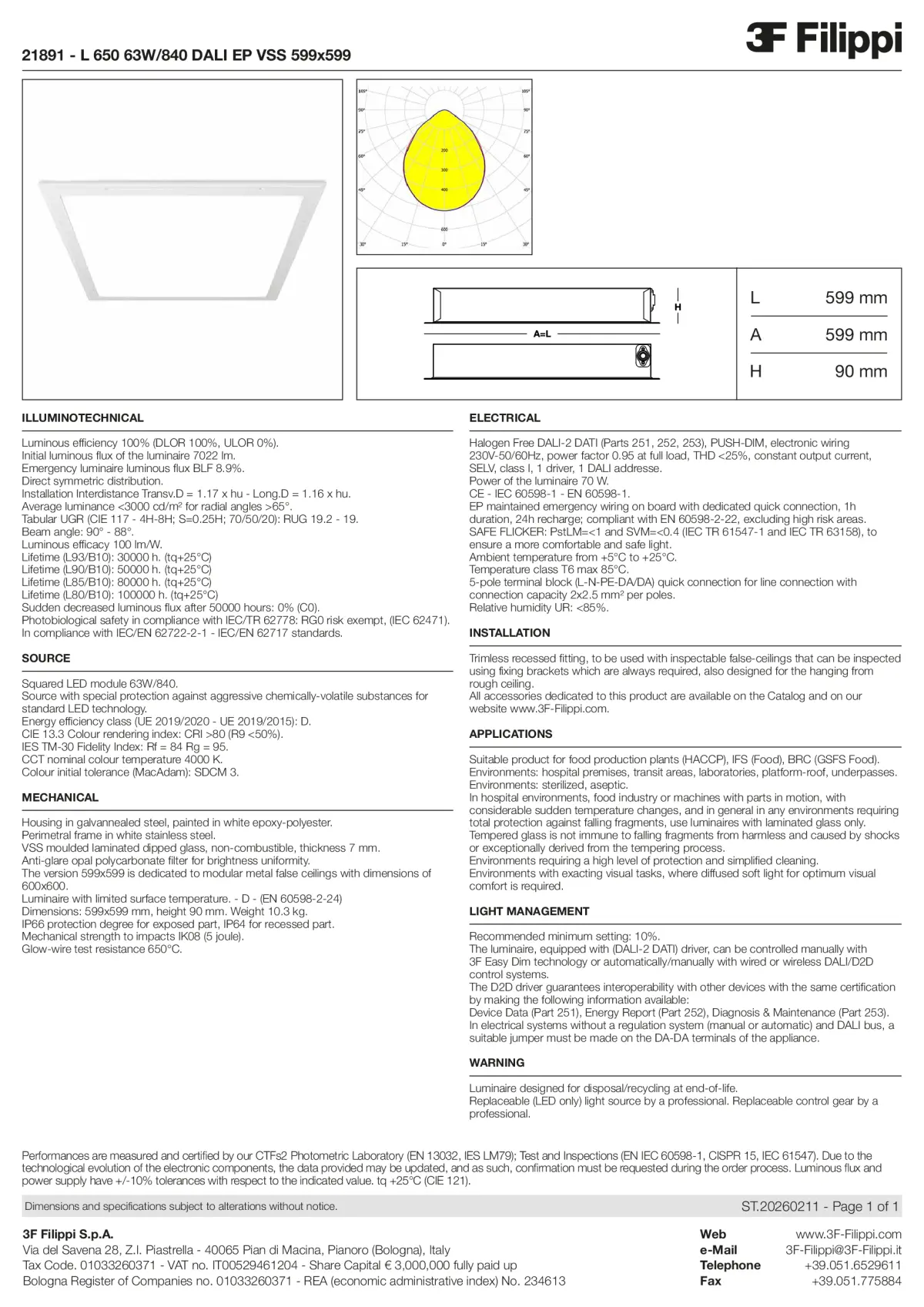 21891 - L 650 63W-840 DALI EP VSS 599x599 - Datasheet - en