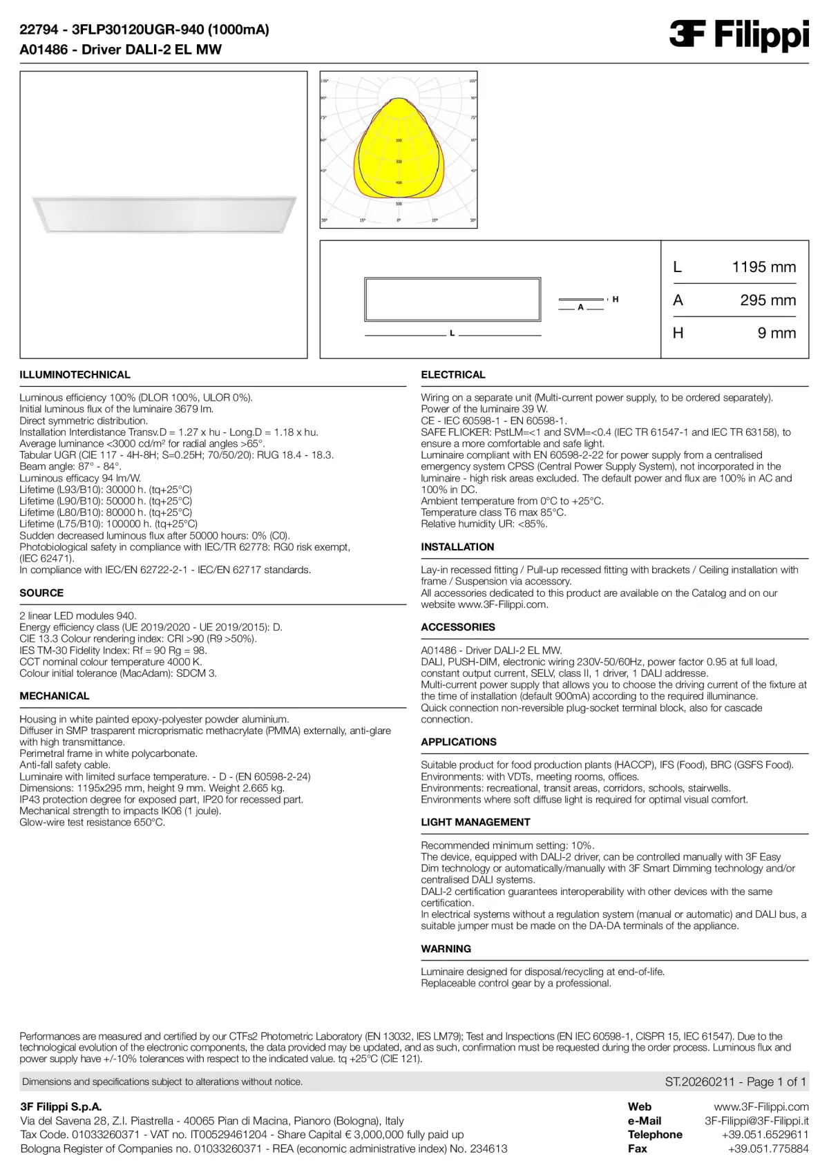 22794+A01486 - 3FLP30120UGR-940 (1000mA) + DALI-2 EL MW - Datasheet - en