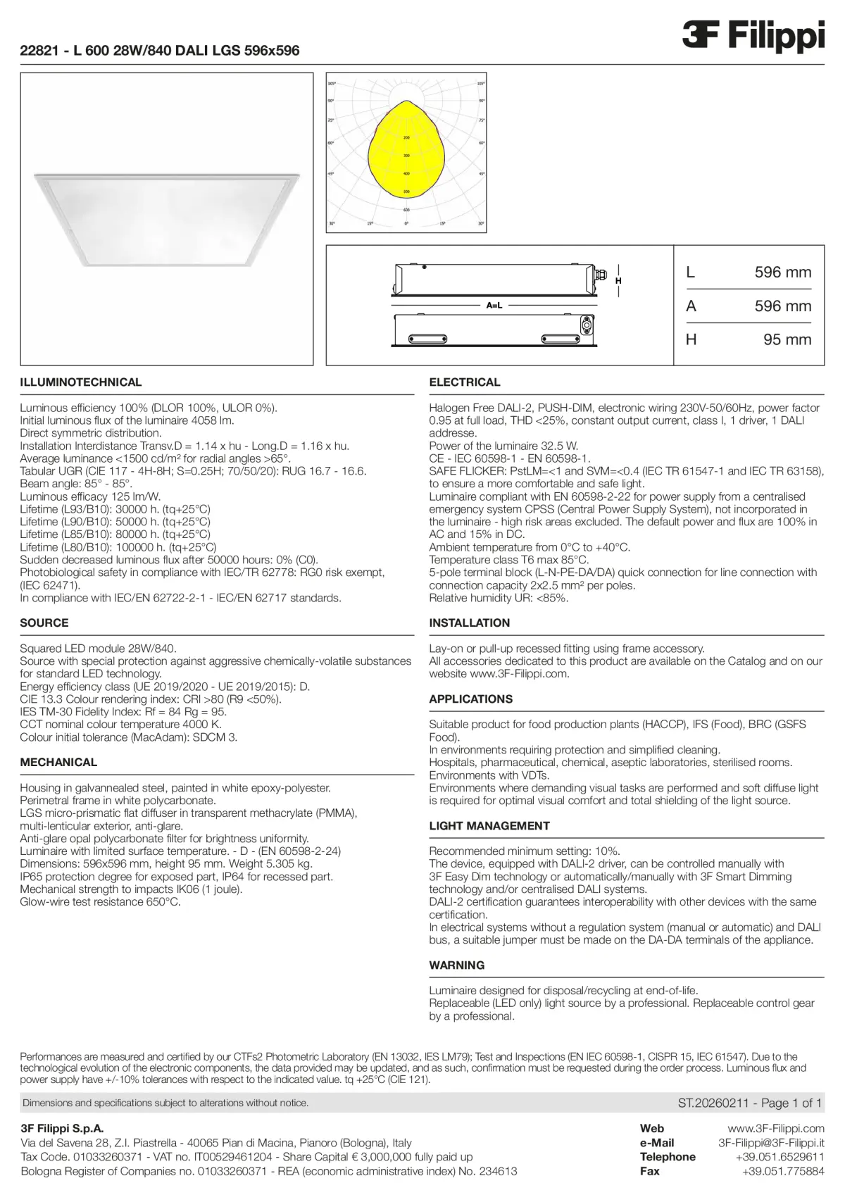 22821 - L 600 28W-840 DALI LGS 596x596 - Datasheet - en