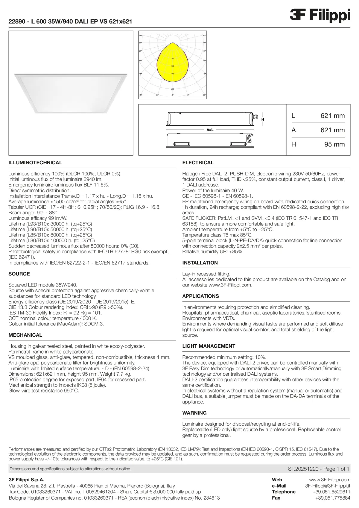 22890 - L 600 35W-940 DALI EP VS 621x621 - Datasheet - en