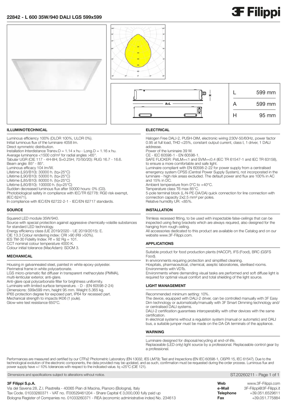 22842 - L 600 35W-940 DALI LGS 599x599 - Datasheet - en