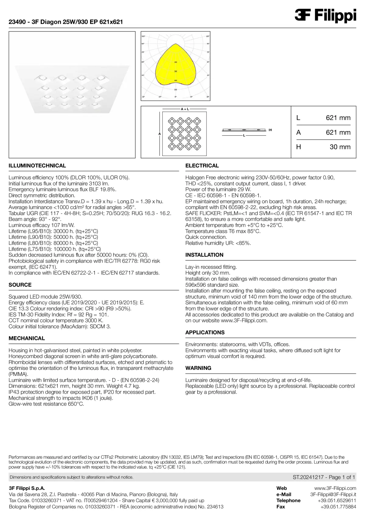 23490 - 3F Diagon 25W-930 EP 621x621 - Datasheet - en