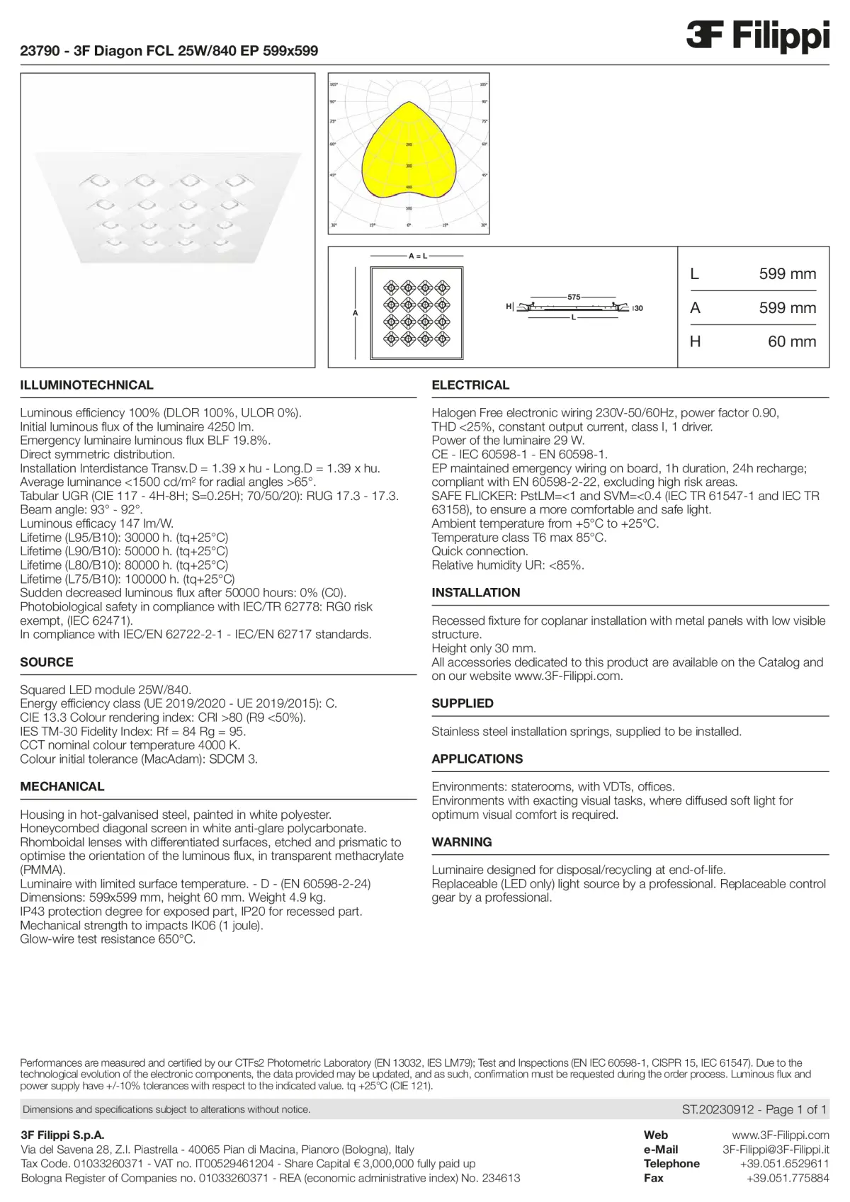 23790 - 3F Diagon FCL 25W-840 EP 599x599 - Datasheet - en