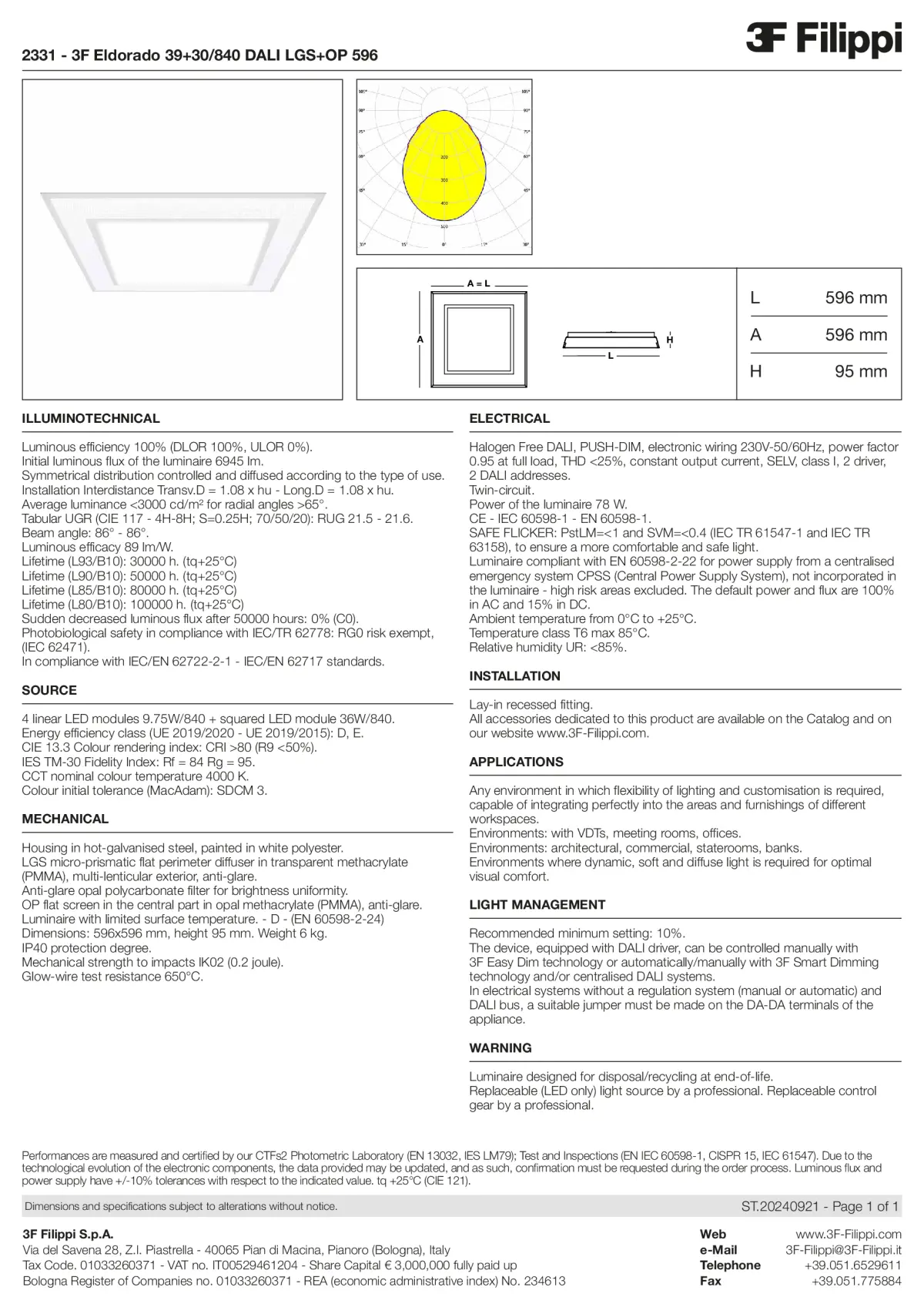 2331 - 3F Eldorado 39+30-840 DALI LGS+OP 596 - Datasheet - en