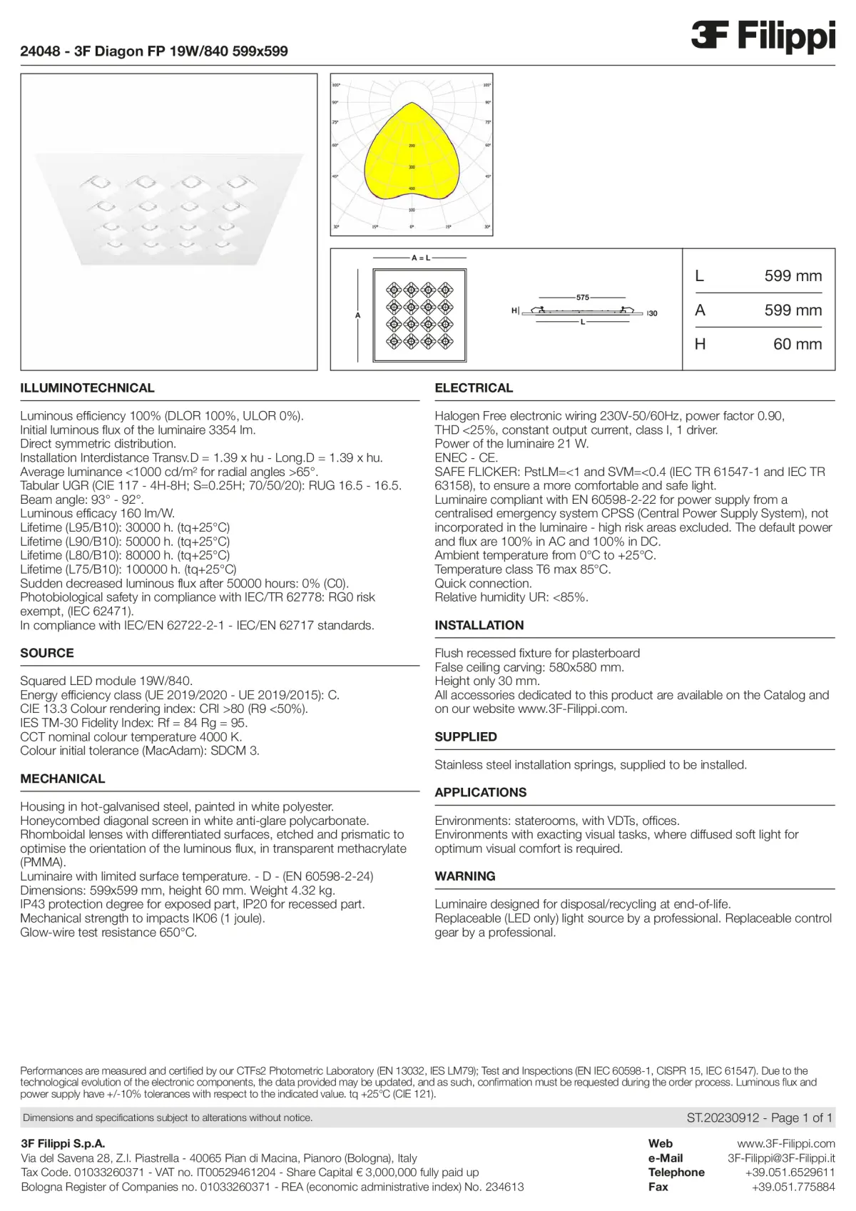 24048 - 3F Diagon FP 19W-840 599x599 - Datasheet - en