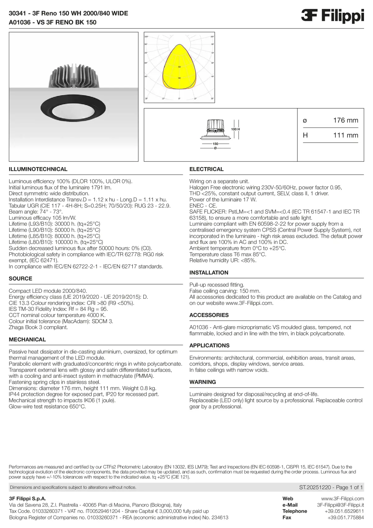 30341+A01036 - 3F Reno 150 WH 2000-840 WIDE + VS BK - Datasheet - en