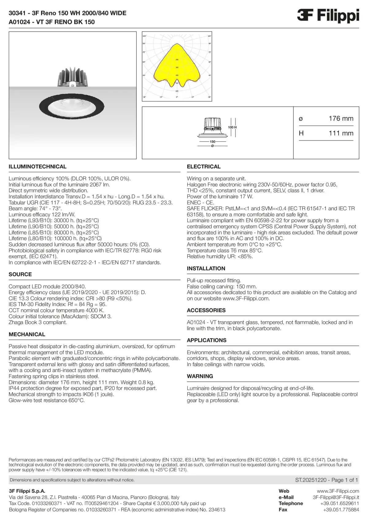 30341+A01024 - 3F Reno 150 WH 2000-840 WIDE + VT BK - Datasheet - en