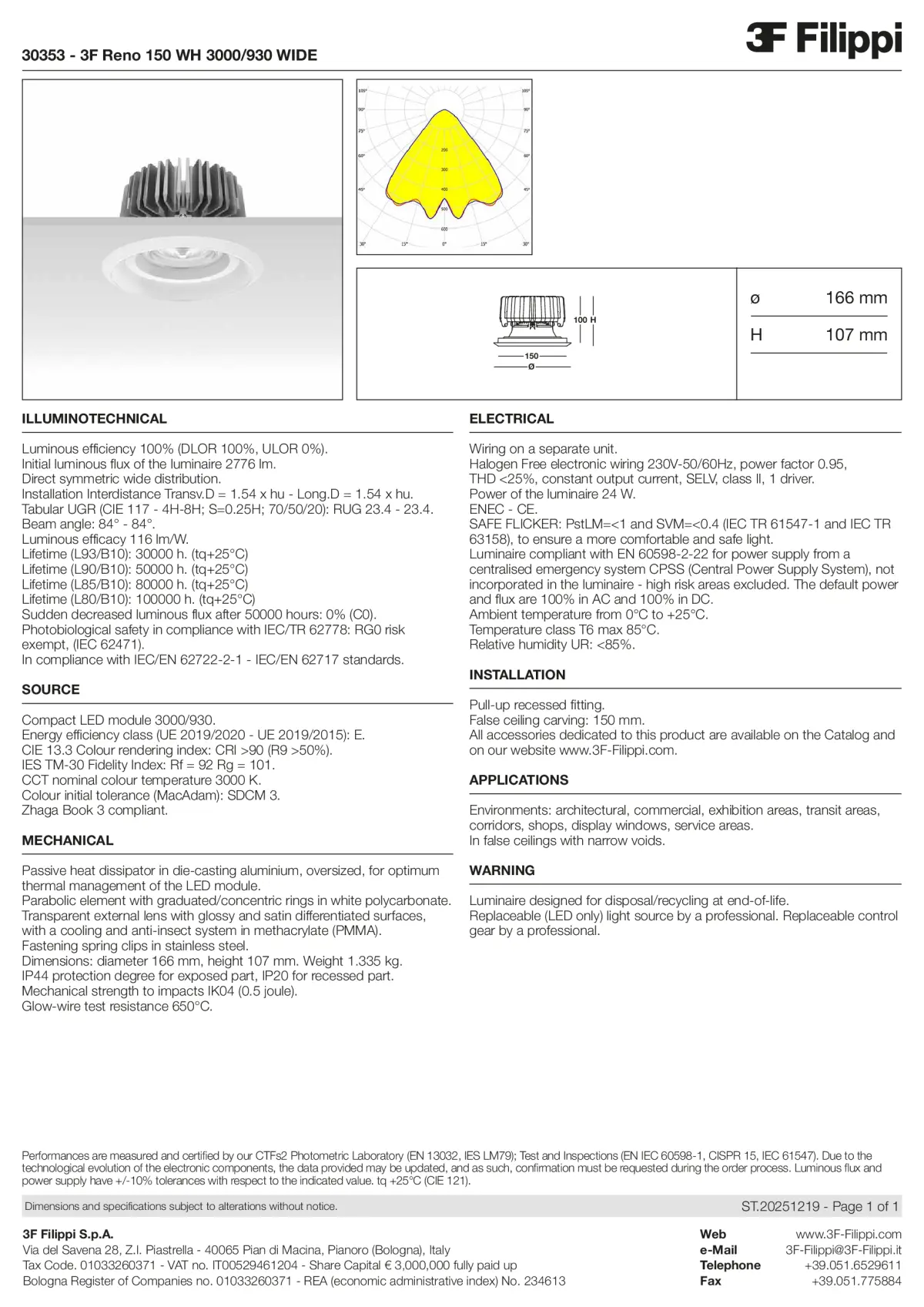 30353 - 3F Reno 150 WH 3000-930 WIDE - Datasheet - en