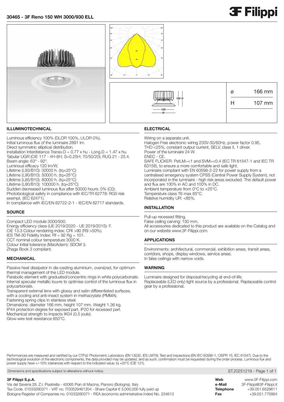 30465 - 3F Reno 150 WH 3000-930 ELL - Datasheet - en