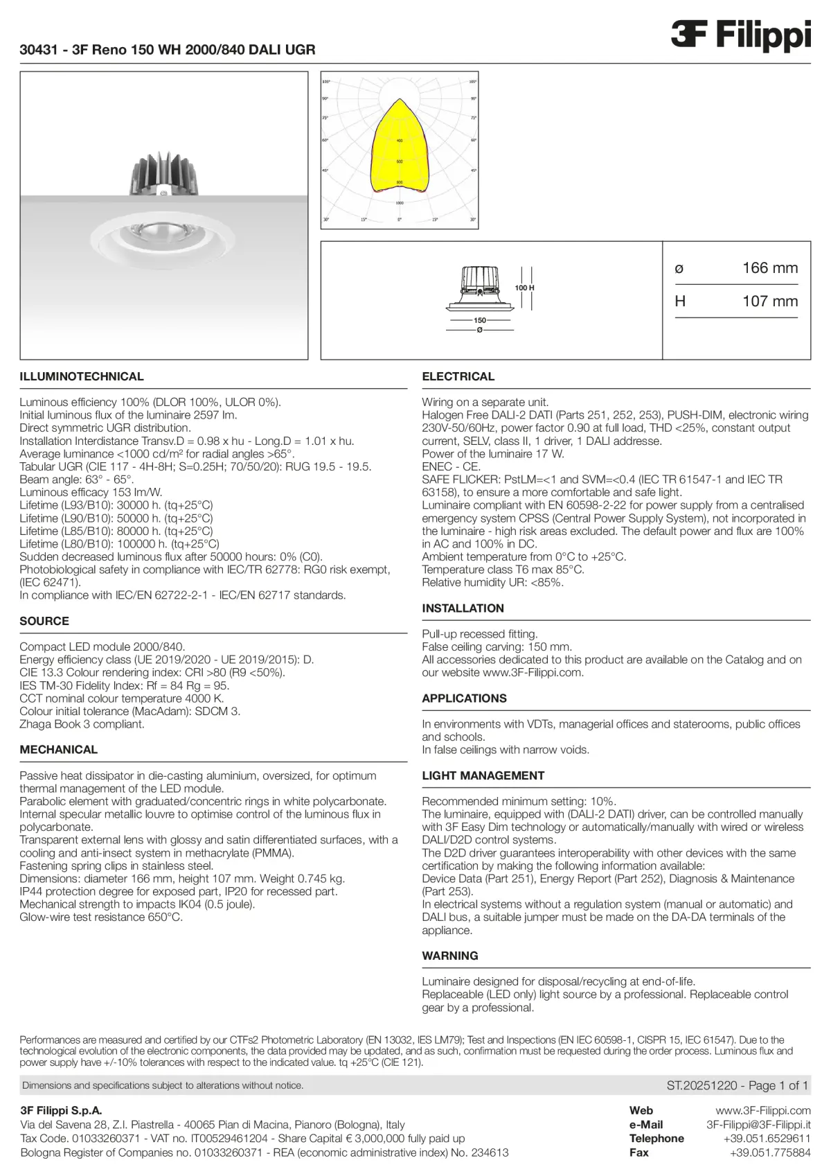 30431 - 3F Reno 150 WH 2000-840 DALI UGR - Datasheet - en