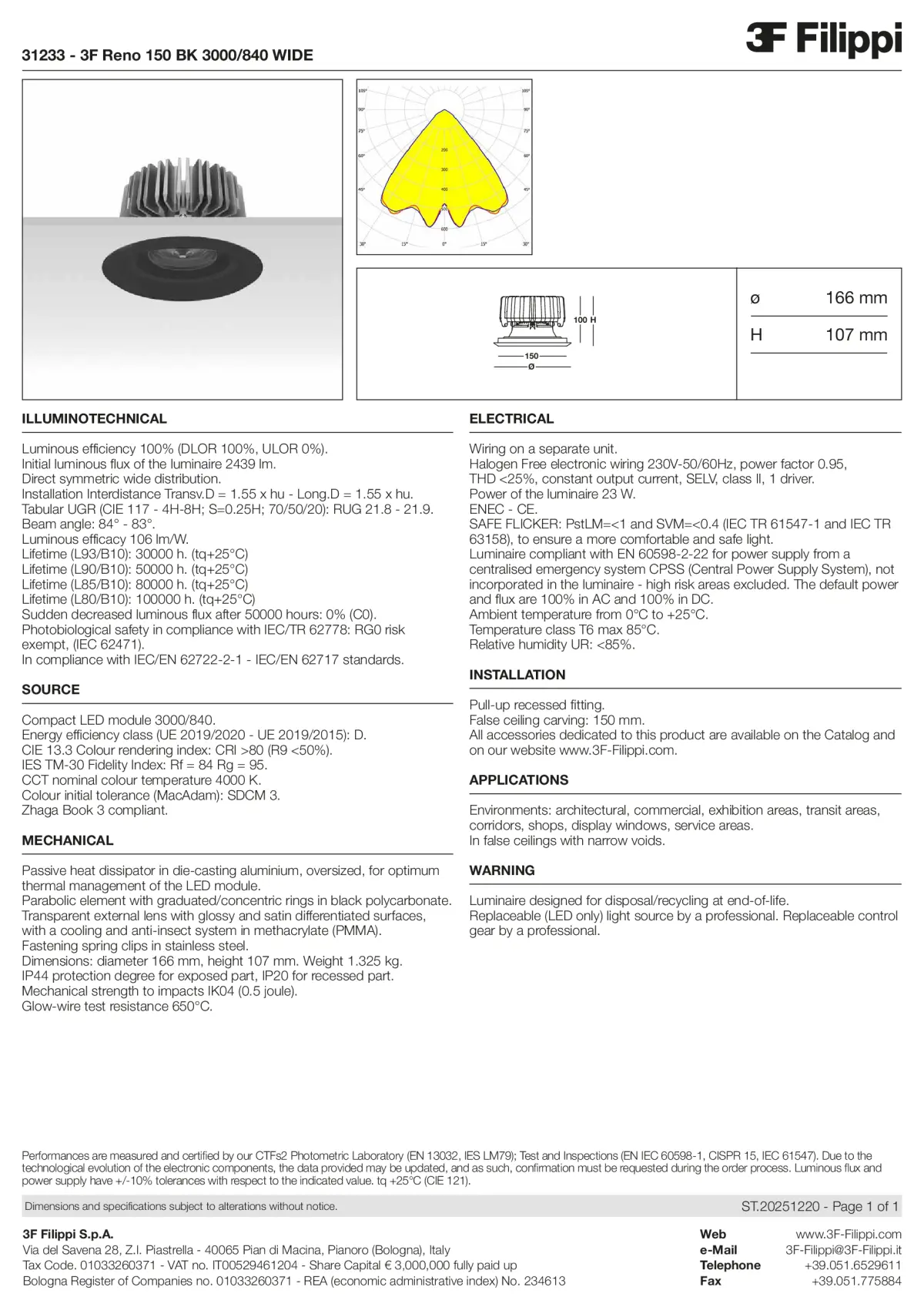 31233 - 3F Reno 150 BK 3000-840 WIDE - Datasheet - en