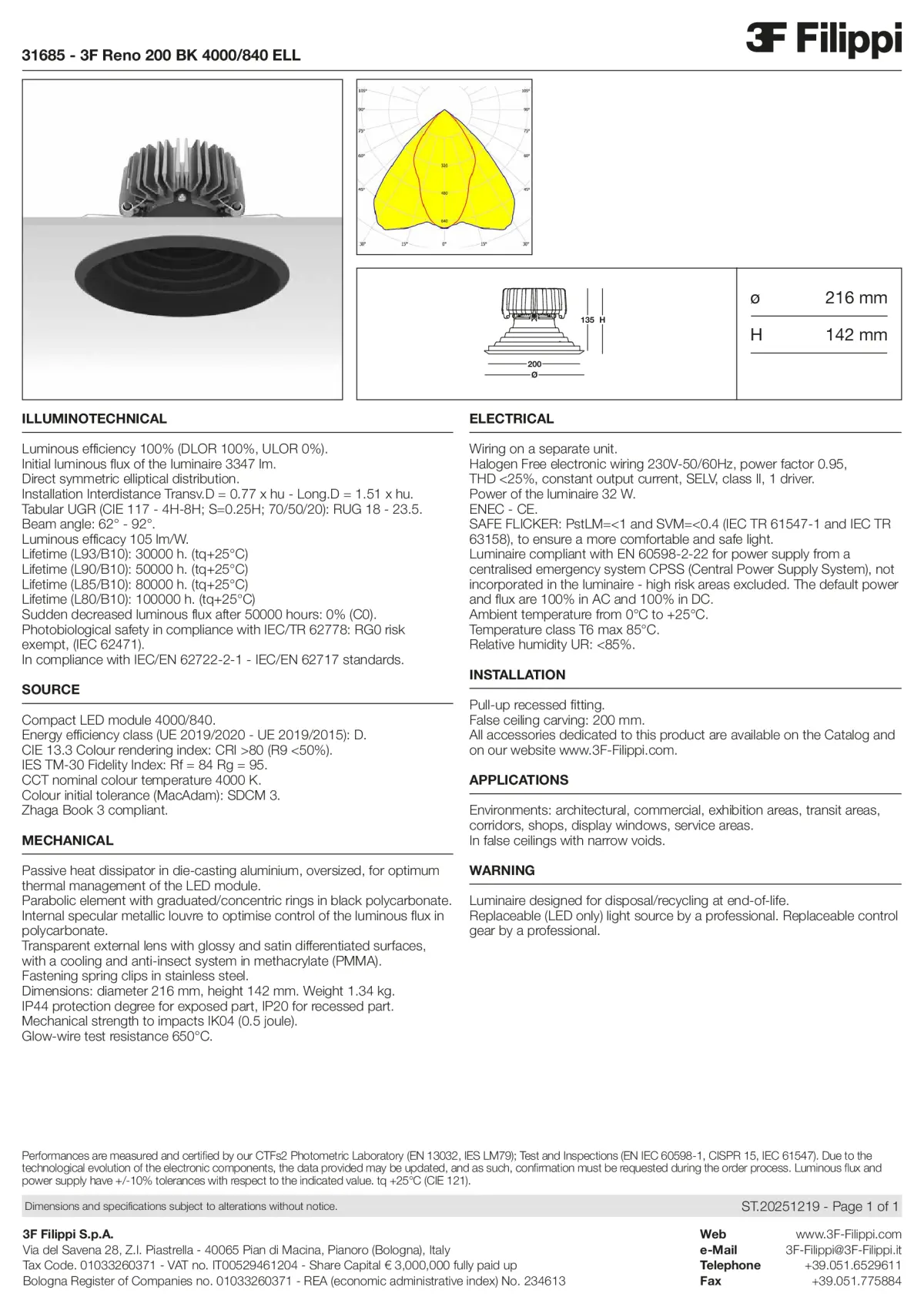 31685 - 3F Reno 200 BK 4000-840 ELL - Datasheet - en