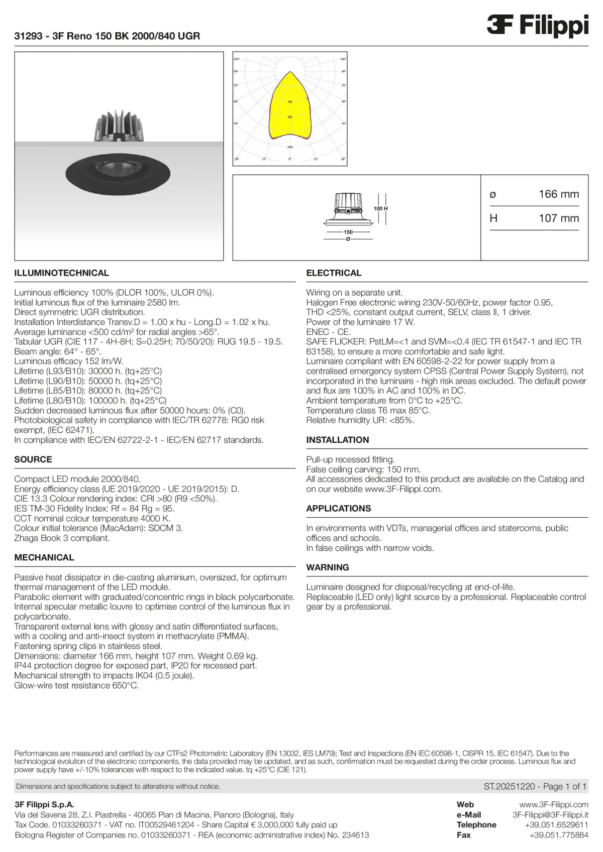 31293 - 3F Reno 150 BK 2000-840 UGR - Datasheet - en