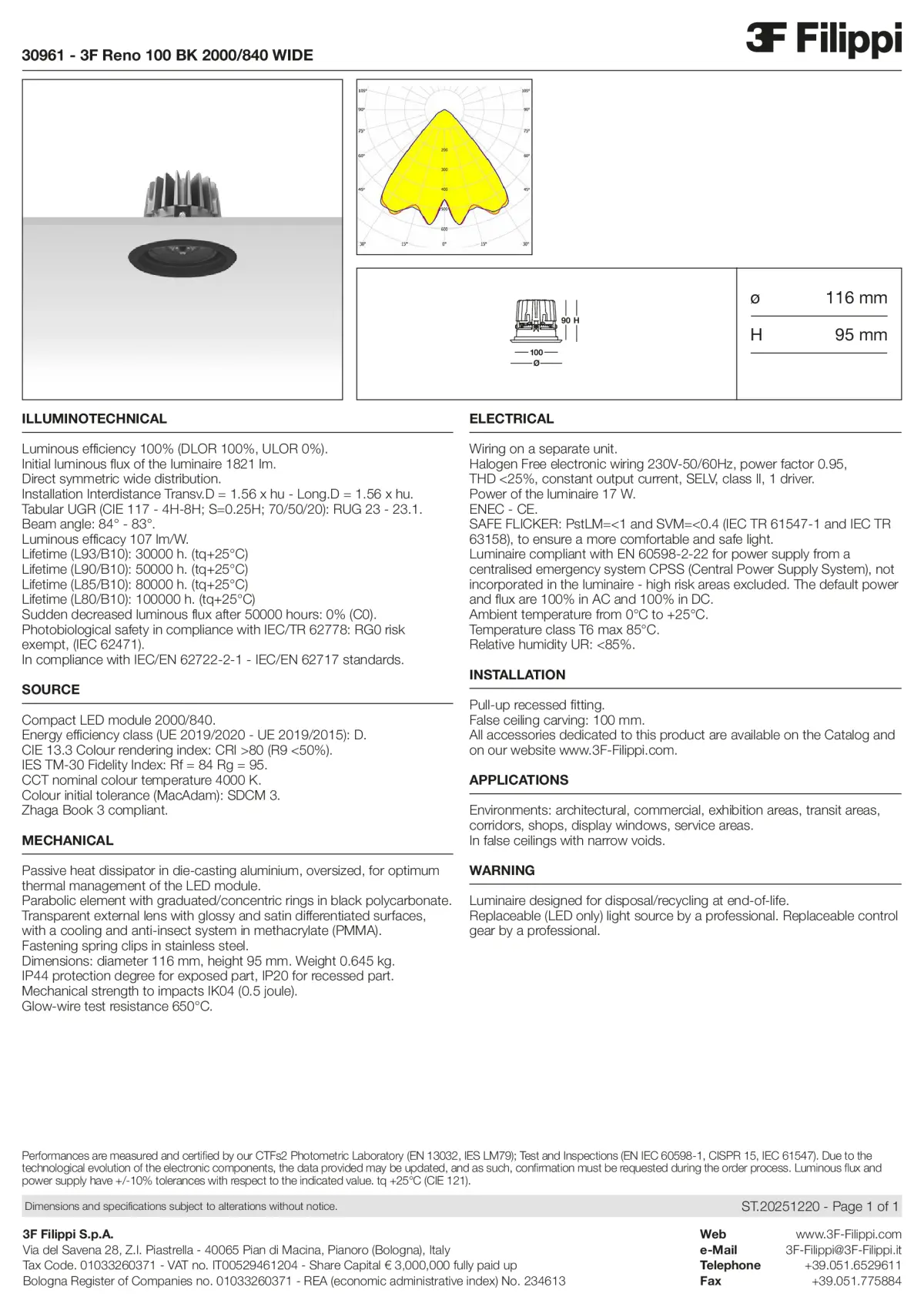 30961 - 3F Reno 100 BK 2000-840 WIDE - Datasheet - en