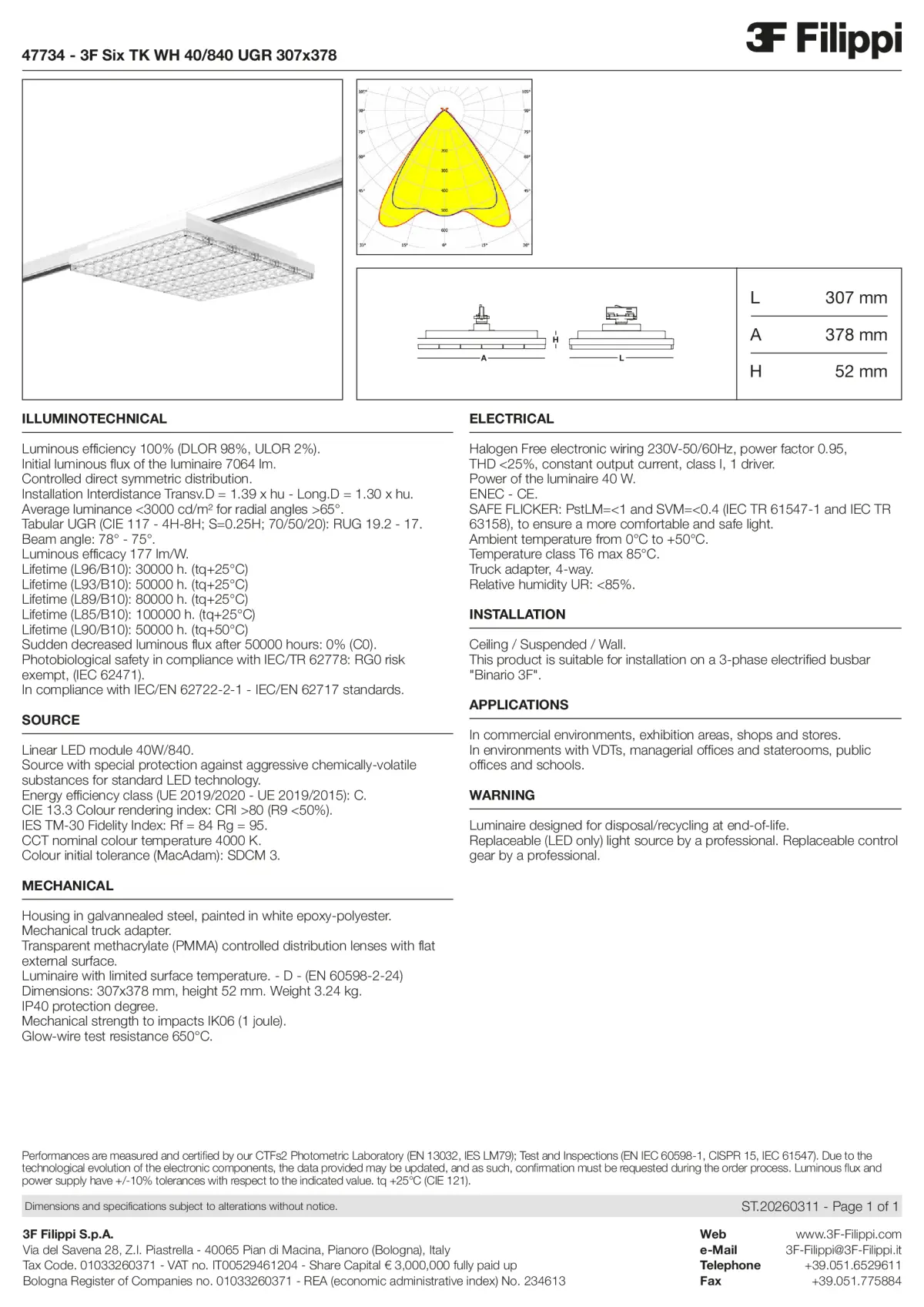 47734 - 3F Six TK WH 40-840 UGR 307x378 - Datasheet - en