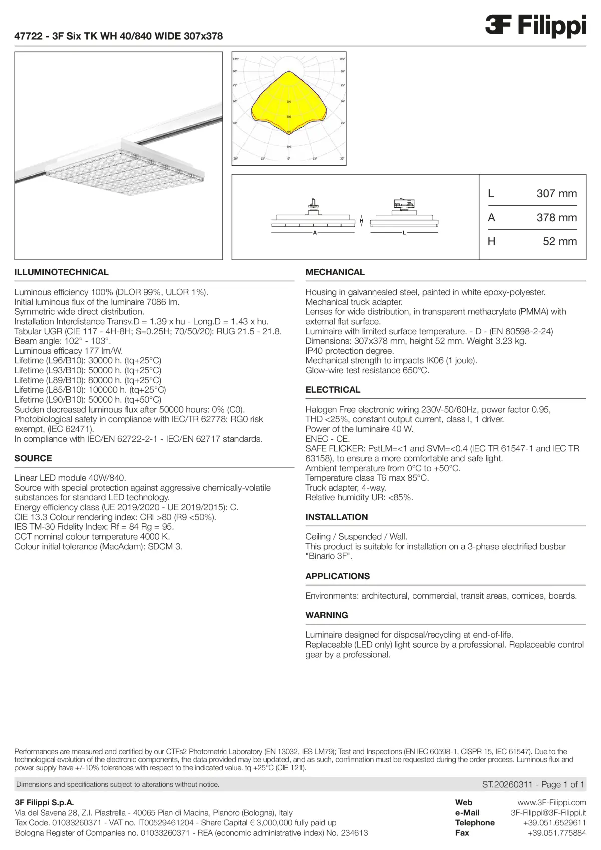 47722 - 3F Six TK WH 40-840 WIDE 307x378 - Datasheet - en