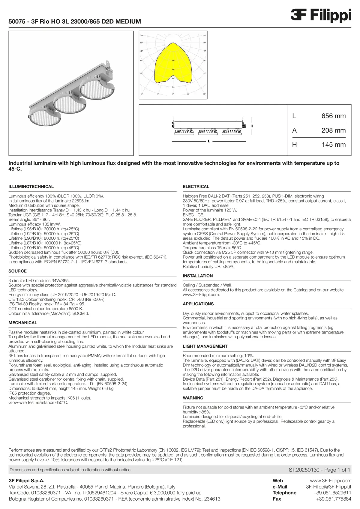 50075 - 3F Rio HO 3L 23000-865 D2D MEDIUM - Datasheet - en