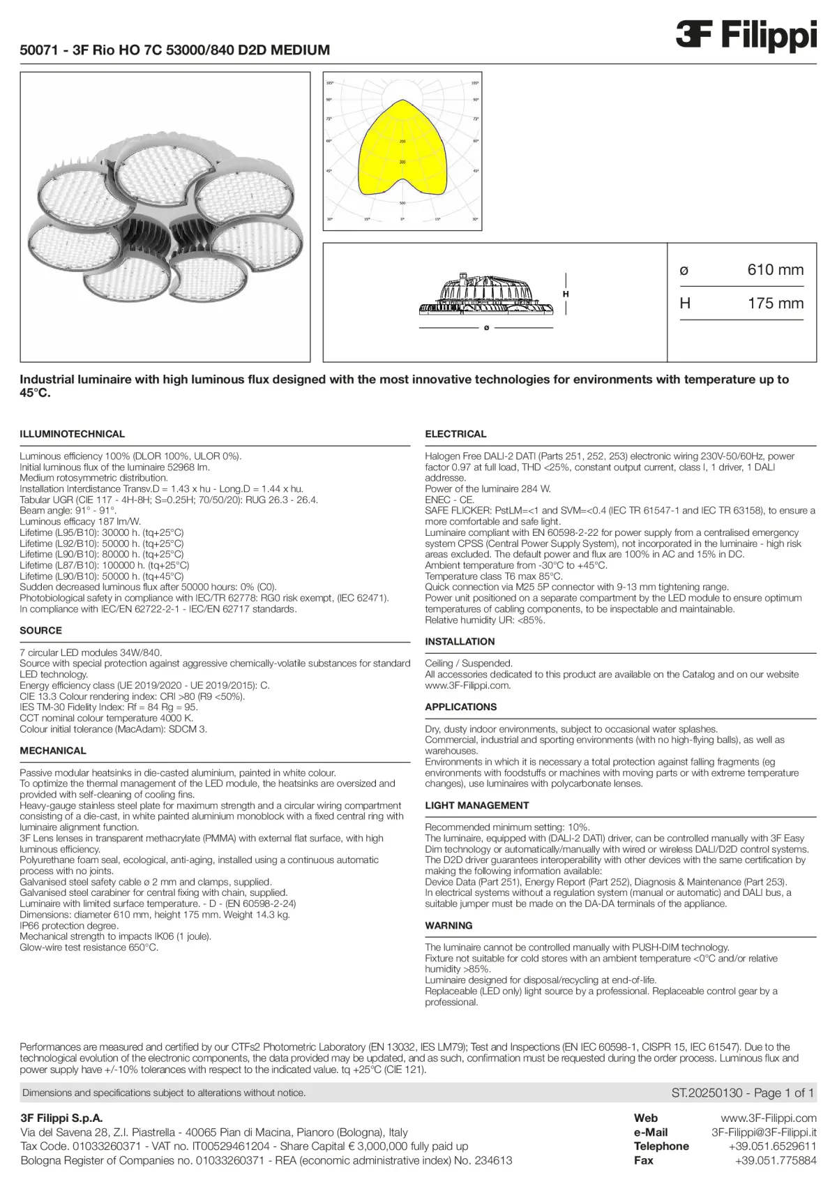 50071 - 3F Rio HO 7C 53000-840 D2D MEDIUM - Datasheet - en