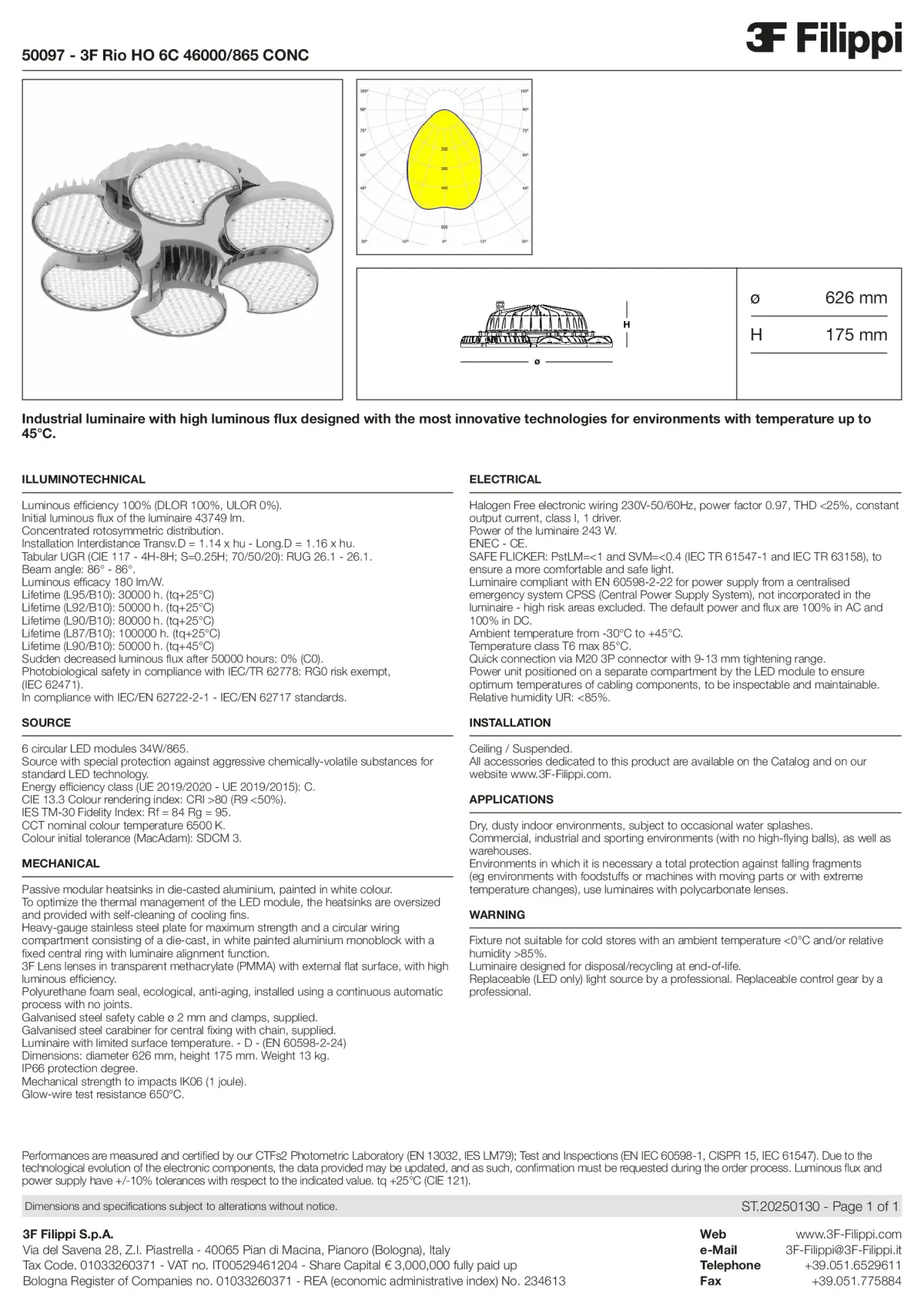 50097 - 3F Rio HO 6C 46000-865 CONC - Datasheet - en