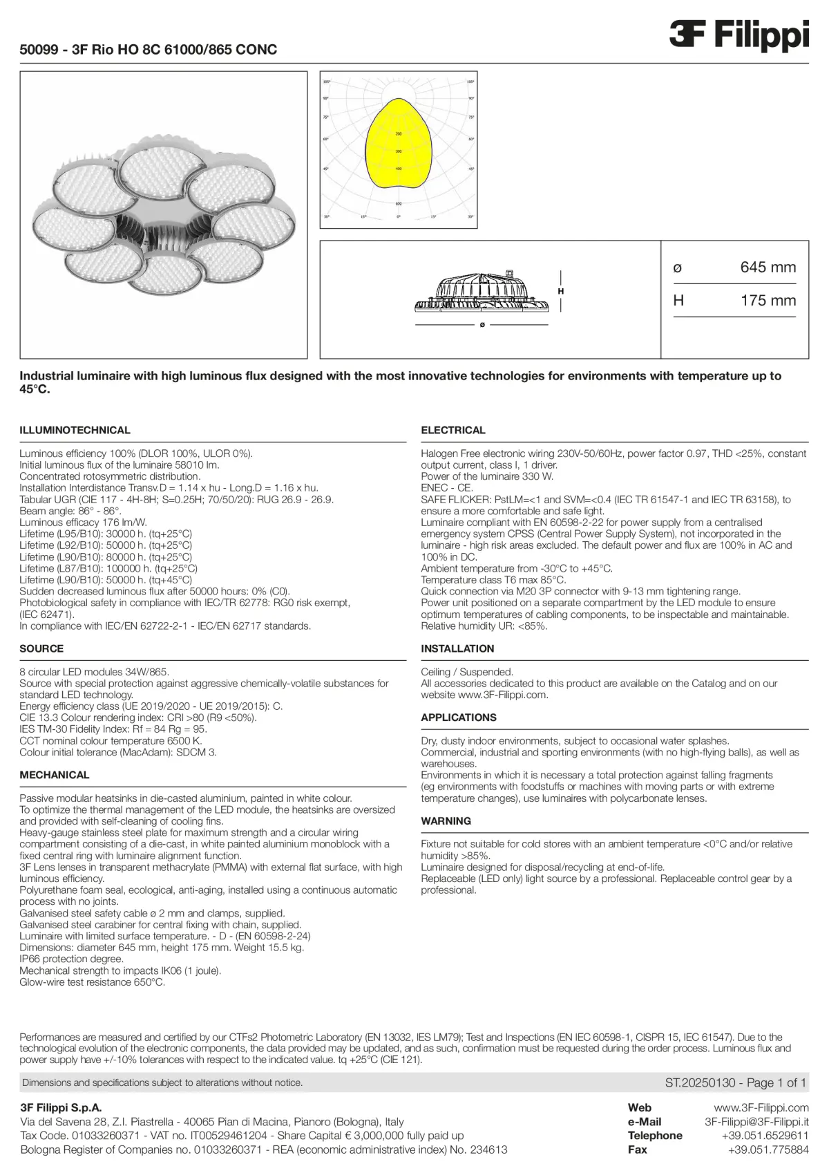 50099 - 3F Rio HO 8C 61000-865 CONC - Datasheet - en