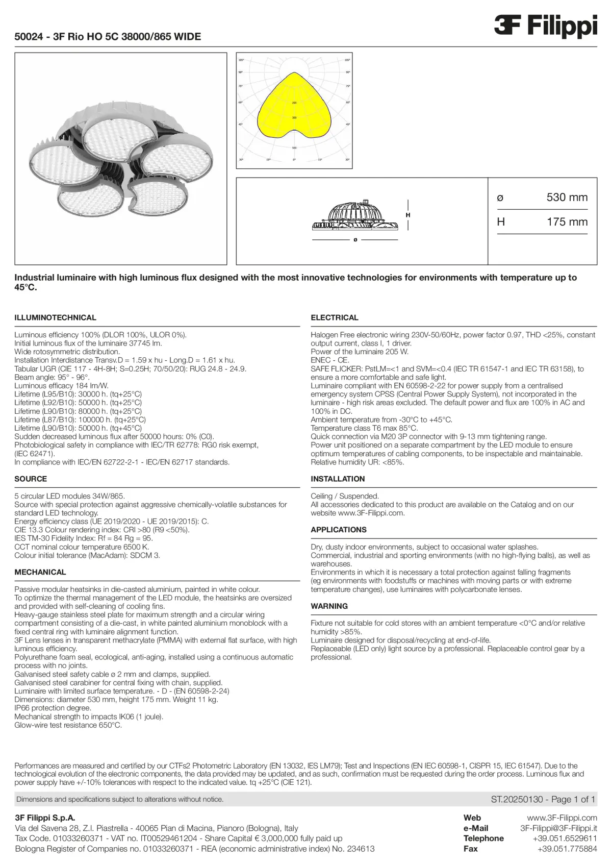 50024 - 3F Rio HO 5C 38000-865 WIDE - Datasheet - en