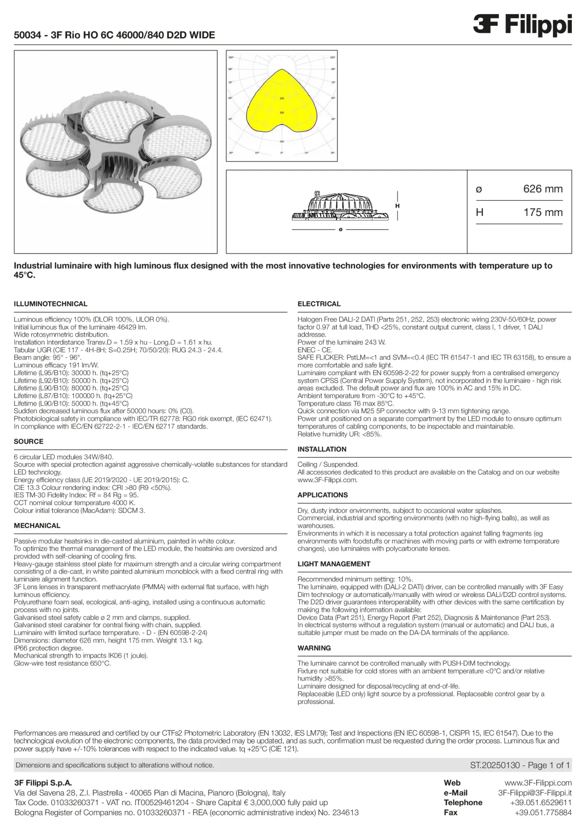 50034 - 3F Rio HO 6C 46000-840 D2D WIDE - Datasheet - en