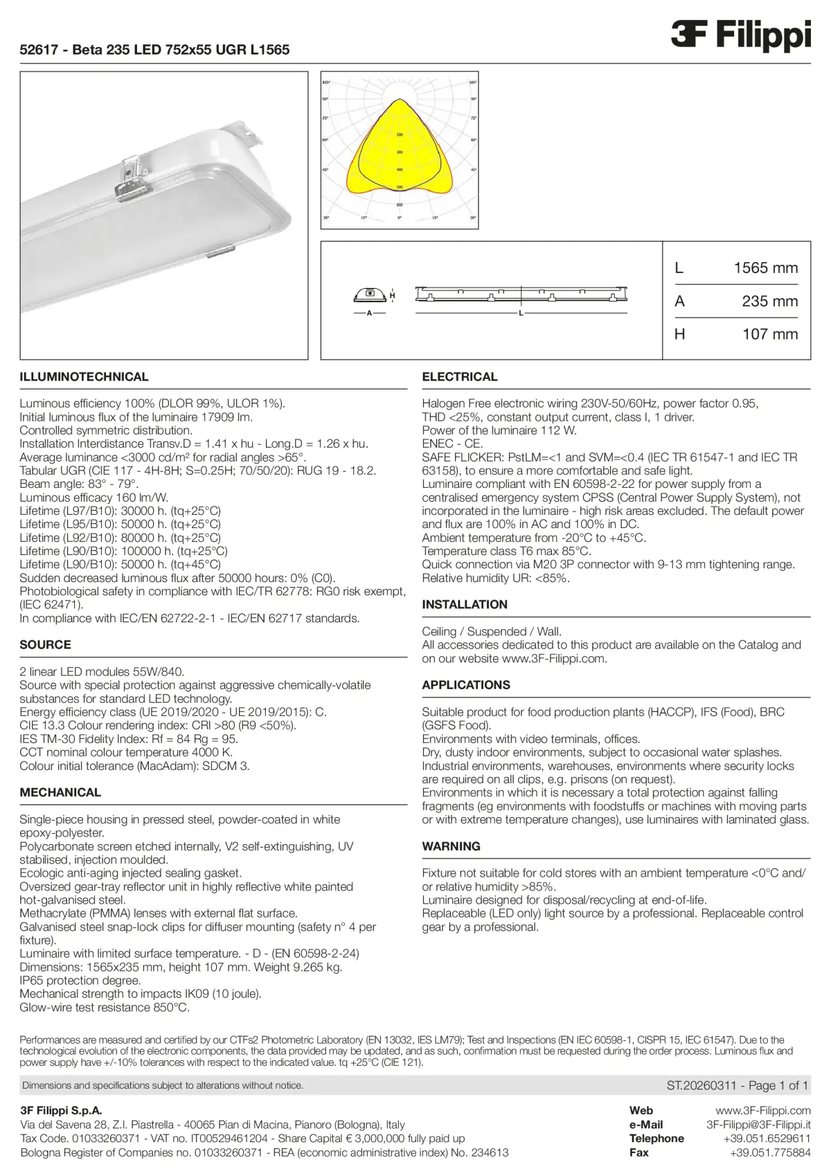 52617 - Beta 235 LED 752x55 UGR L1565 - Datasheet - en