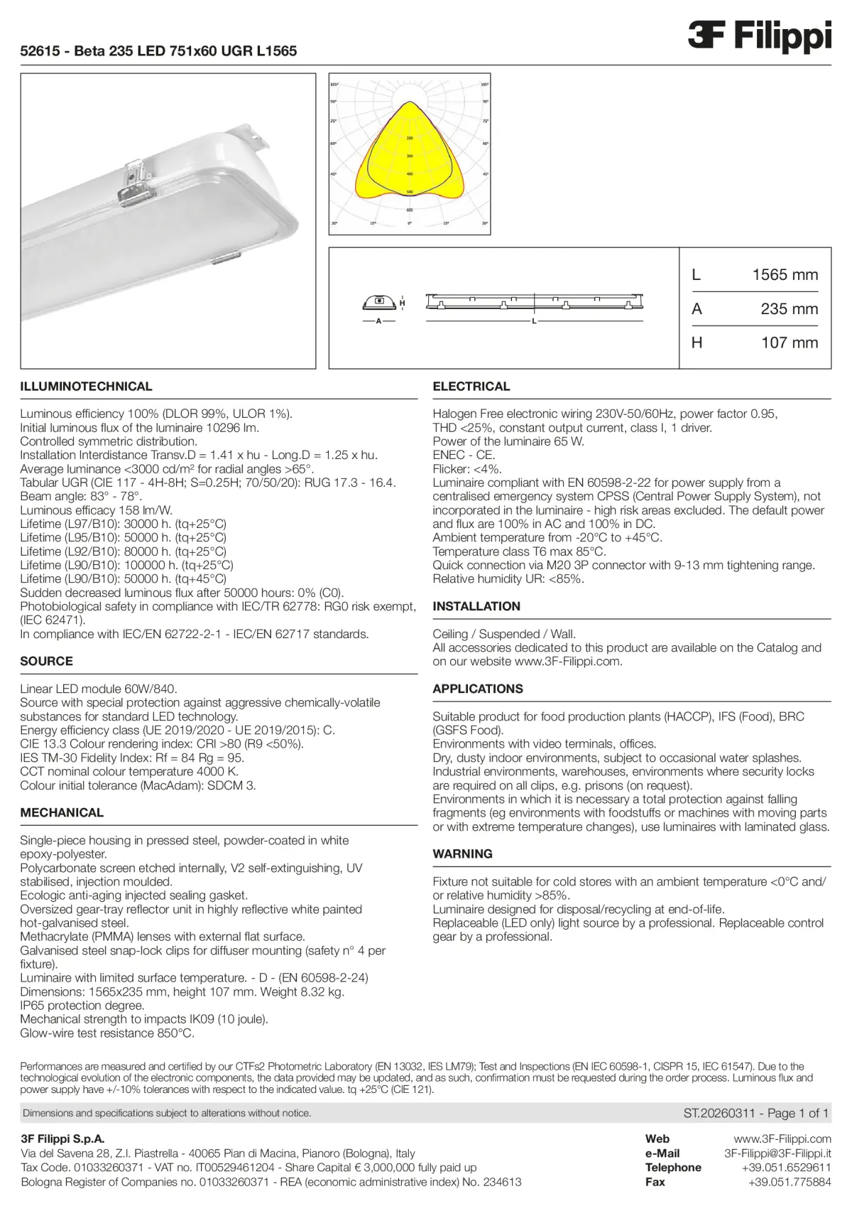 52615 - Beta 235 LED 751x60 UGR L1565 - Datasheet - en