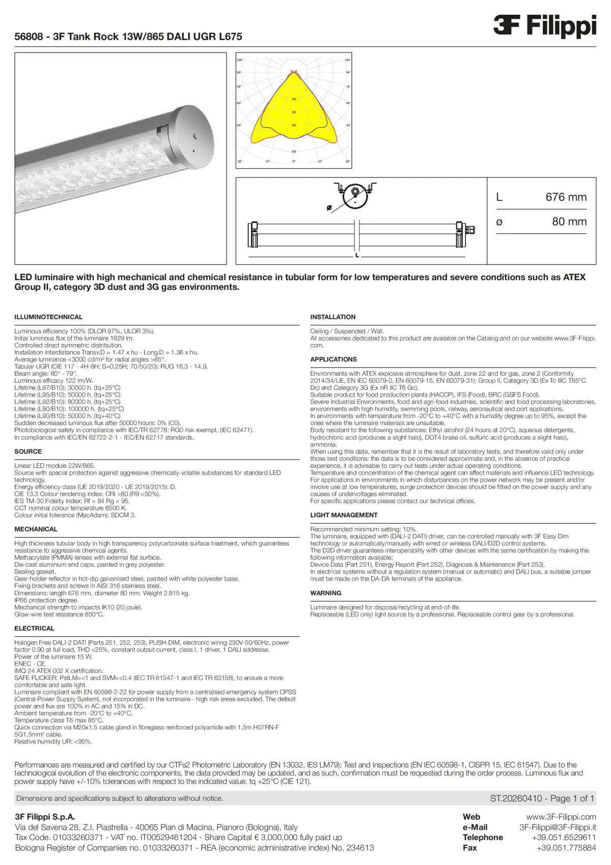 56808 - 3F Tank Rock 13W-865 DALI UGR L675 - Datasheet - en