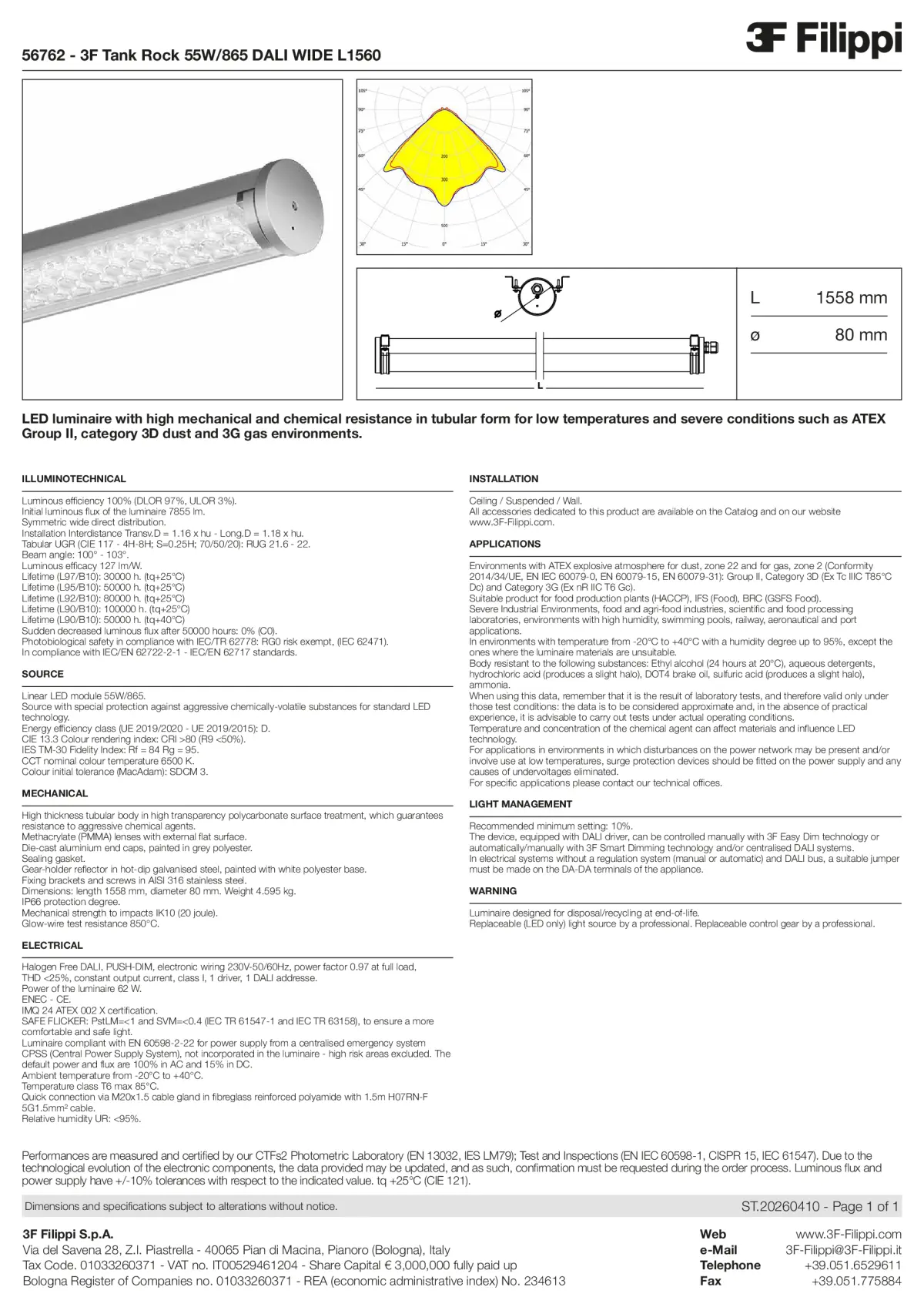 56762 - 3F Tank Rock 55W-865 DALI WIDE L1560 - Datasheet - en