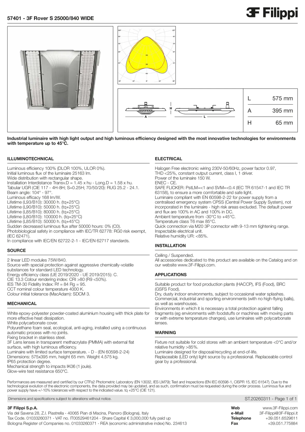 57401 - 3F Rover S 25000-840 WIDE - Datasheet - en