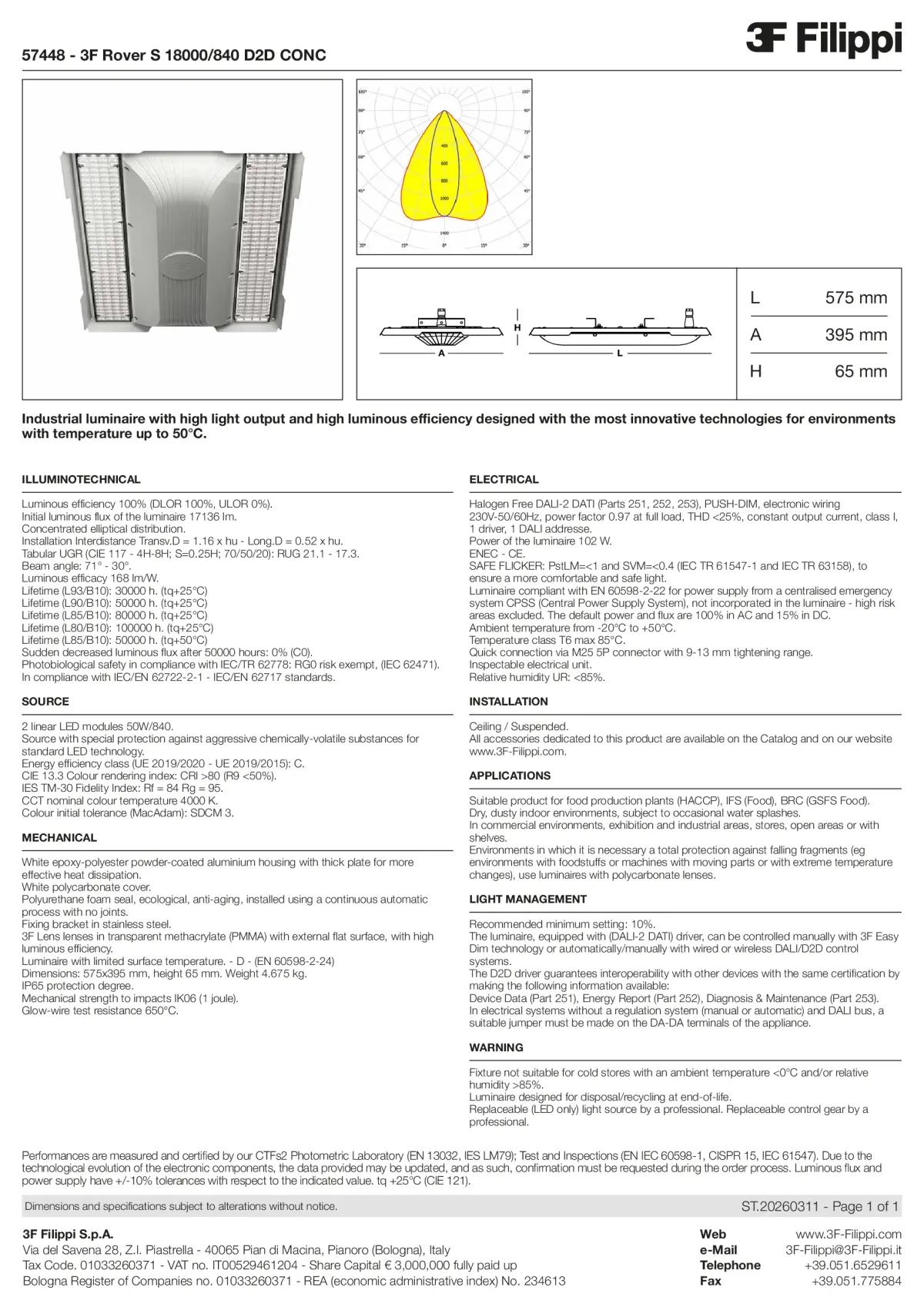 57448 - 3F Rover S 18000-840 D2D CONC - Datasheet - en