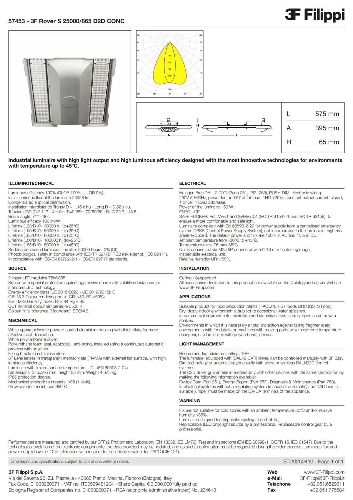 57453 - 3F Rover S 25000-865 D2D CONC - Datasheet - en