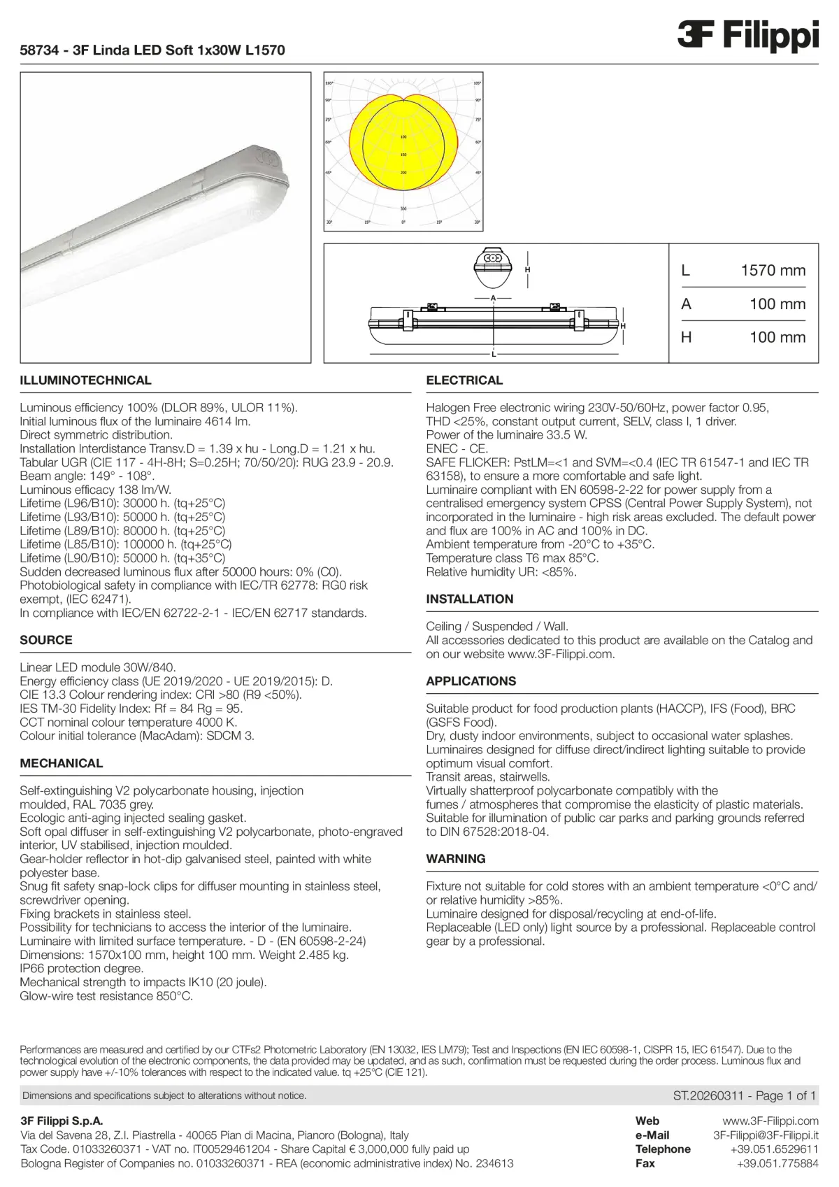 58734 - 3F Linda LED Soft 1x30W L1570 - Datasheet - en