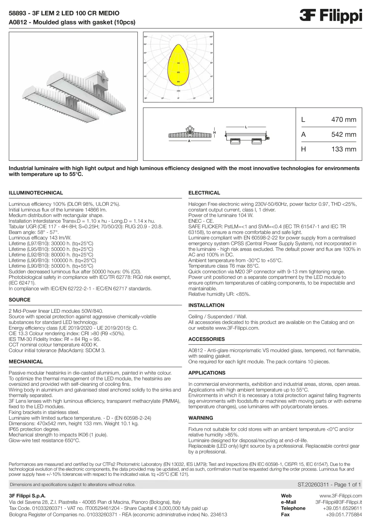 58893+A0812 - 3F LEM 2 LED 100 CR MEDIO + VS - Datasheet - en