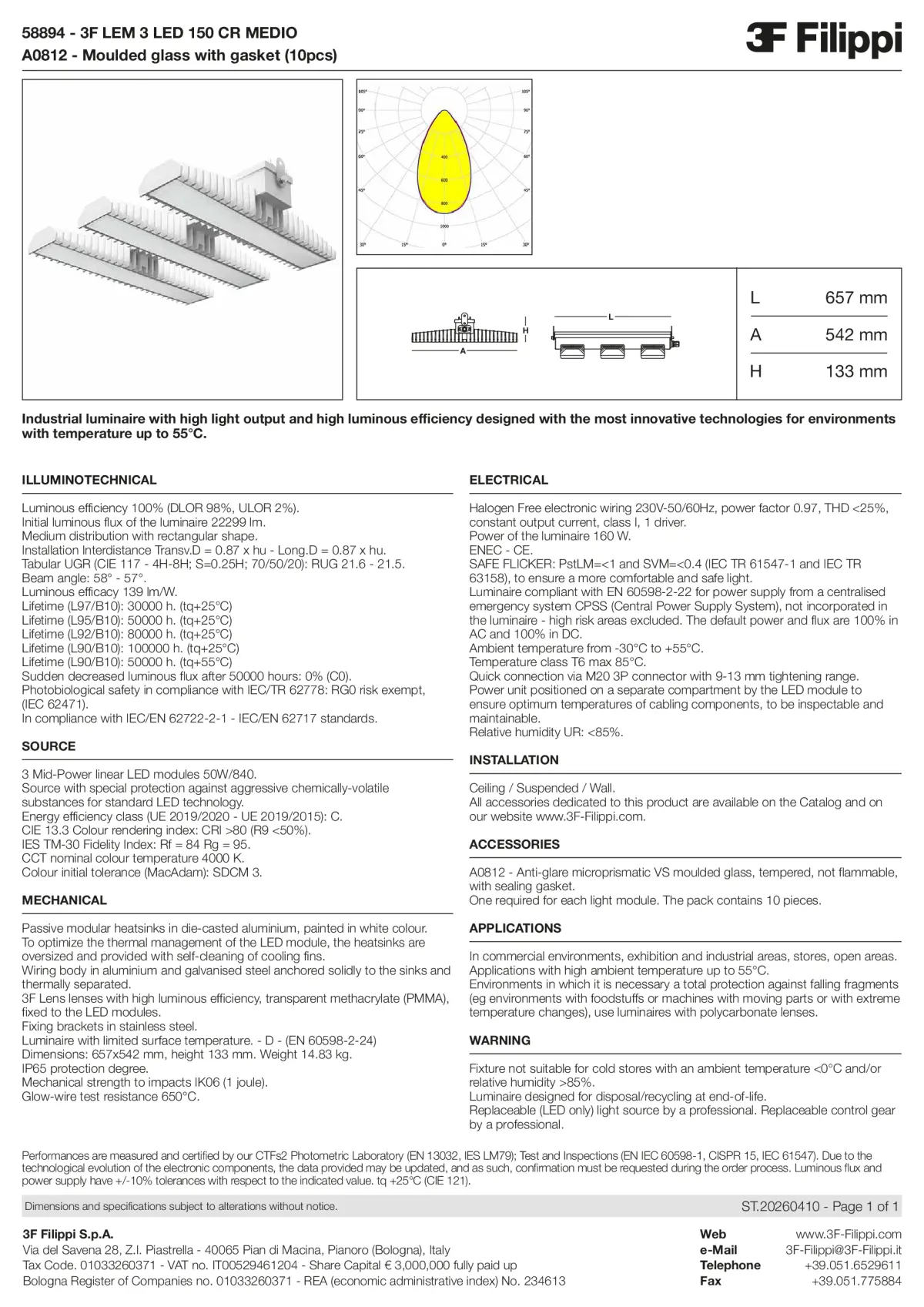 58894+A0812 - 3F LEM 3 LED 150 CR MEDIO + VS - Datasheet - en