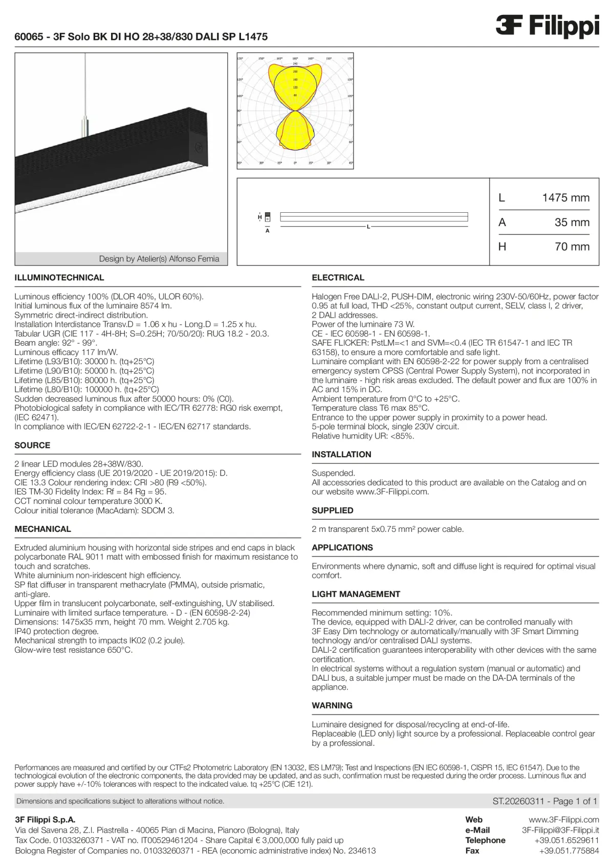 60065 - 3F Solo BK DI HO 28+38-830 DALI SP L1475 - Datasheet - en