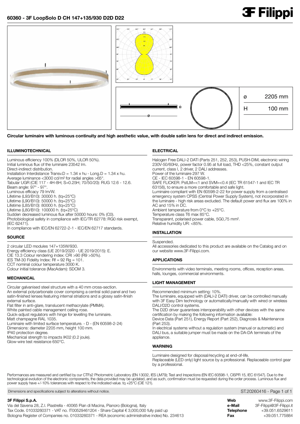 60360 - 3F LoopSolo D CH 147+135-930 D2D D22 - Datasheet - en