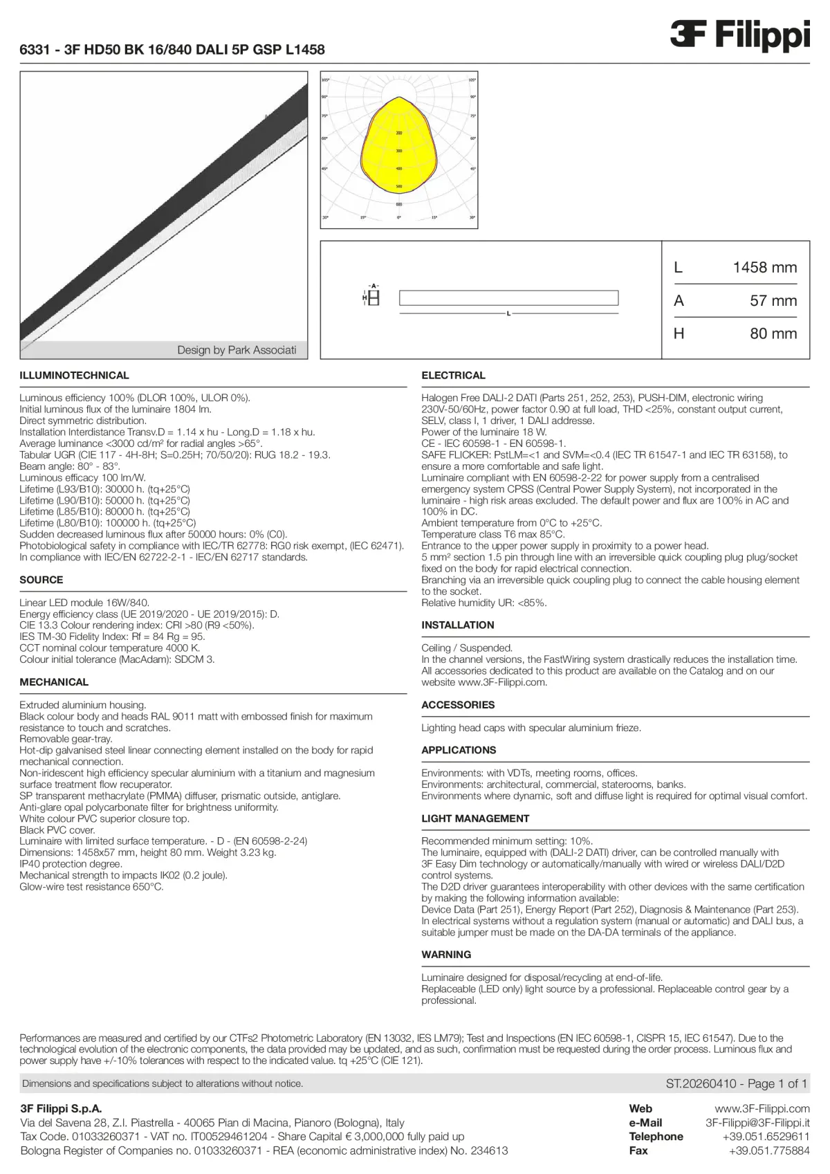 6331 - 3F HD50 BK 16-840 DALI 5P GSP L1458 - Datasheet - en