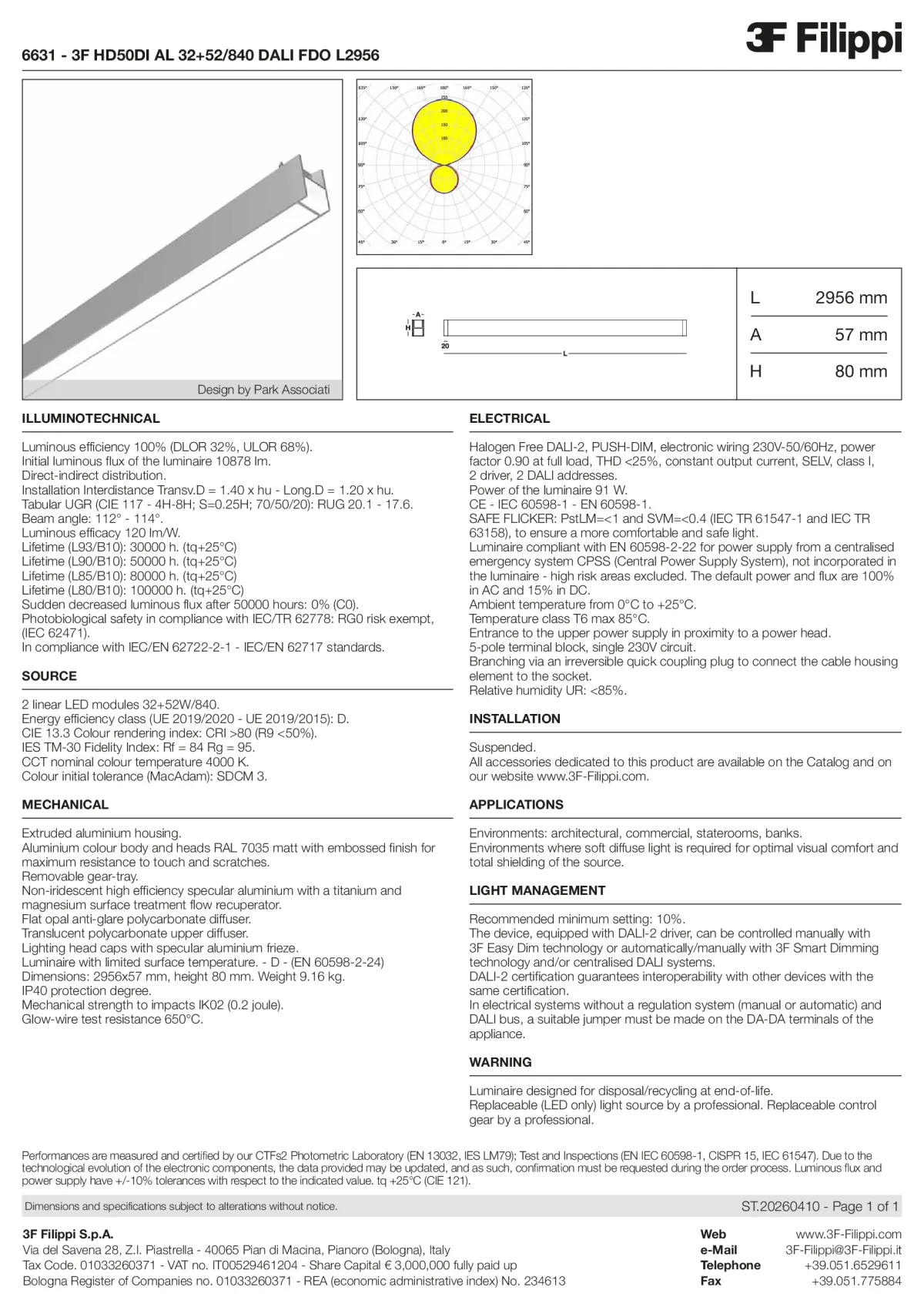 6631 - 3F HD50DI AL 32+52-840 DALI FDO L2956 - Datasheet - en
