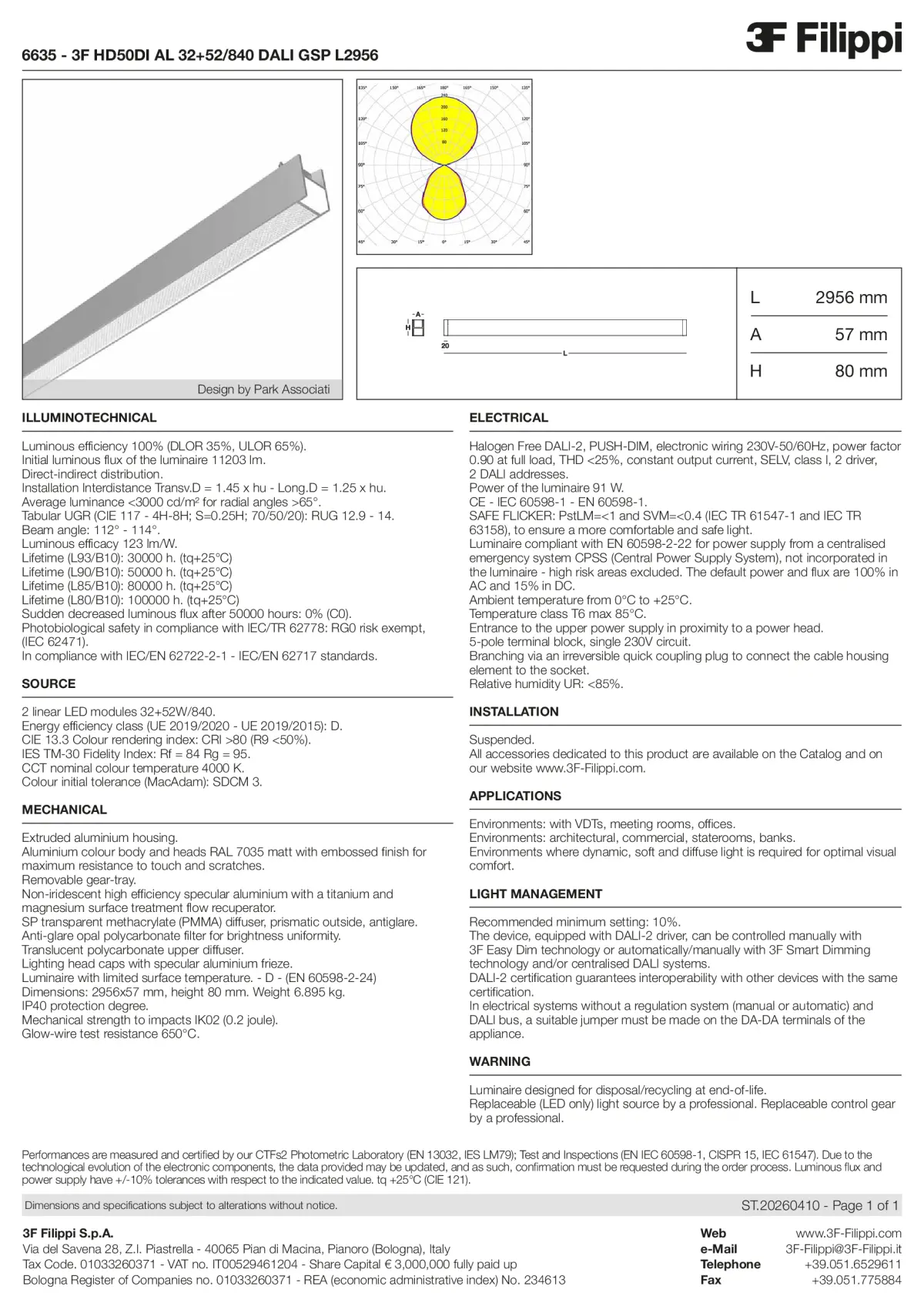 6635 - 3F HD50DI AL 32+52-840 DALI GSP L2956 - Datasheet - en