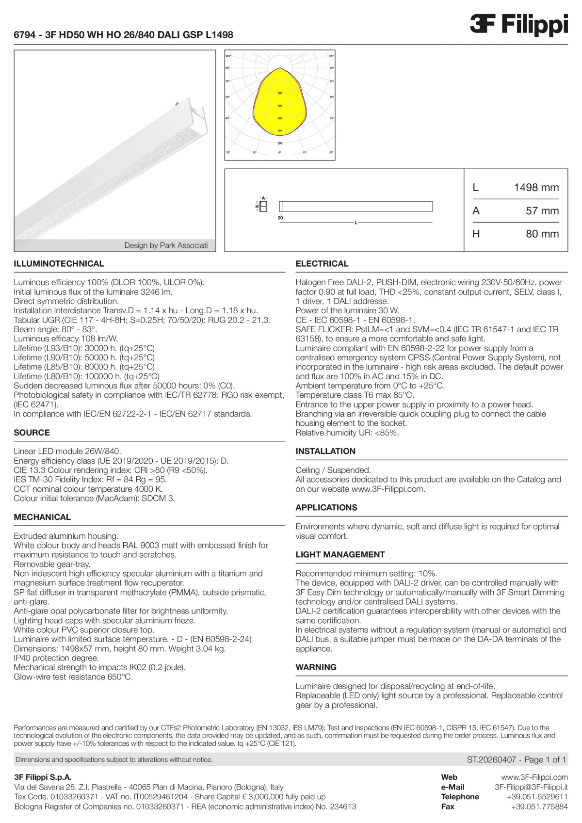 6794 - 3F HD50 WH HO 26-840 DALI GSP L1498 - Datasheet - en