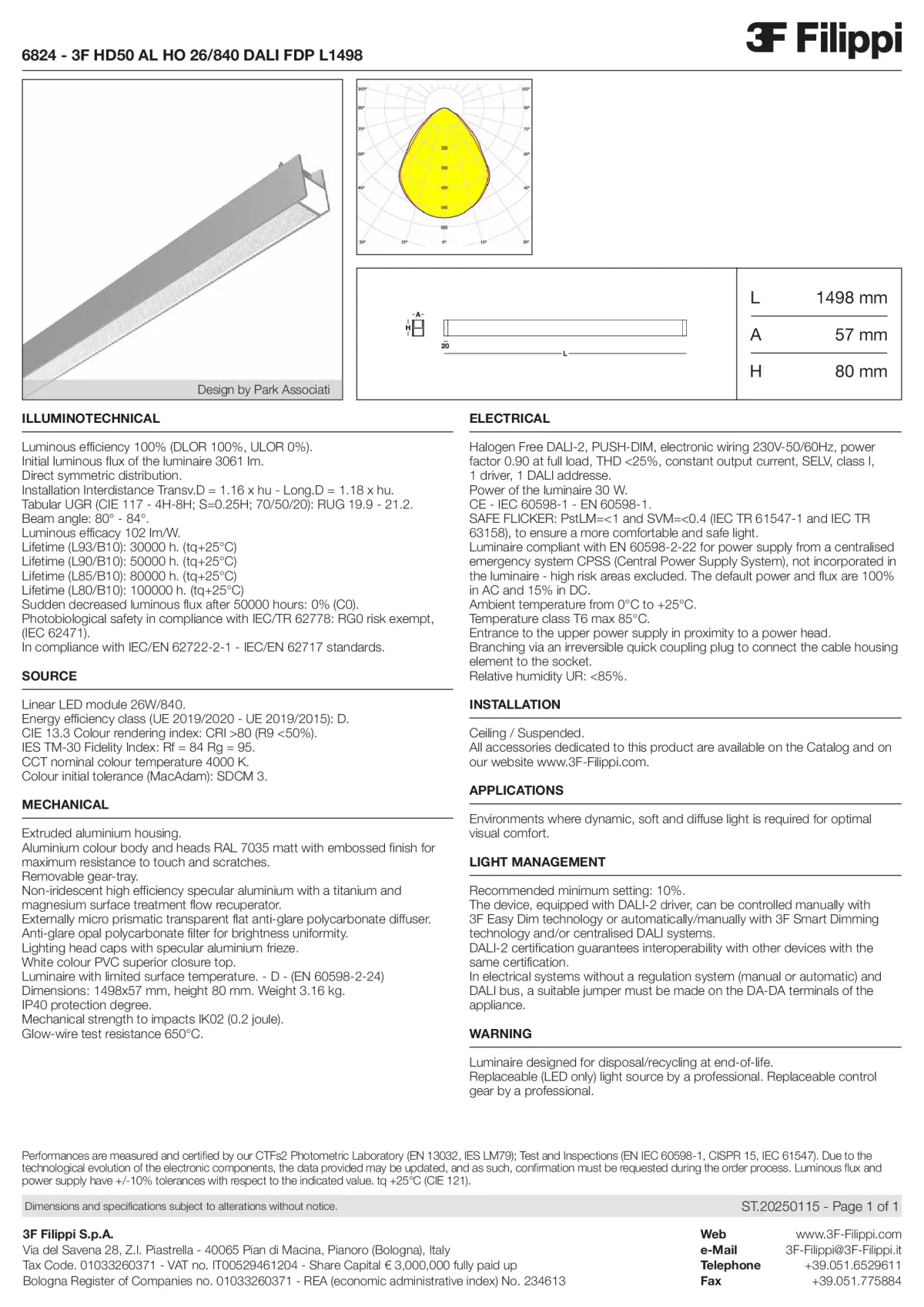 6824 - 3F HD50 AL HO 26-840 DALI FDP L1498 - Datasheet - en