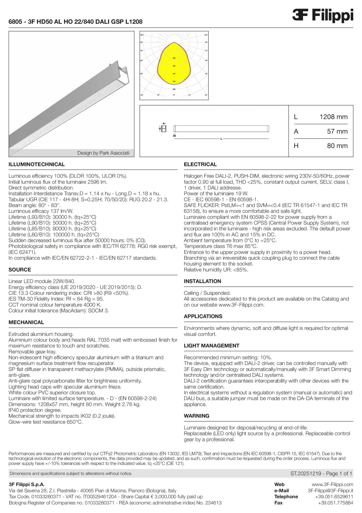 6805 - 3F HD50 AL HO 22-840 DALI GSP L1208 - Datasheet - en