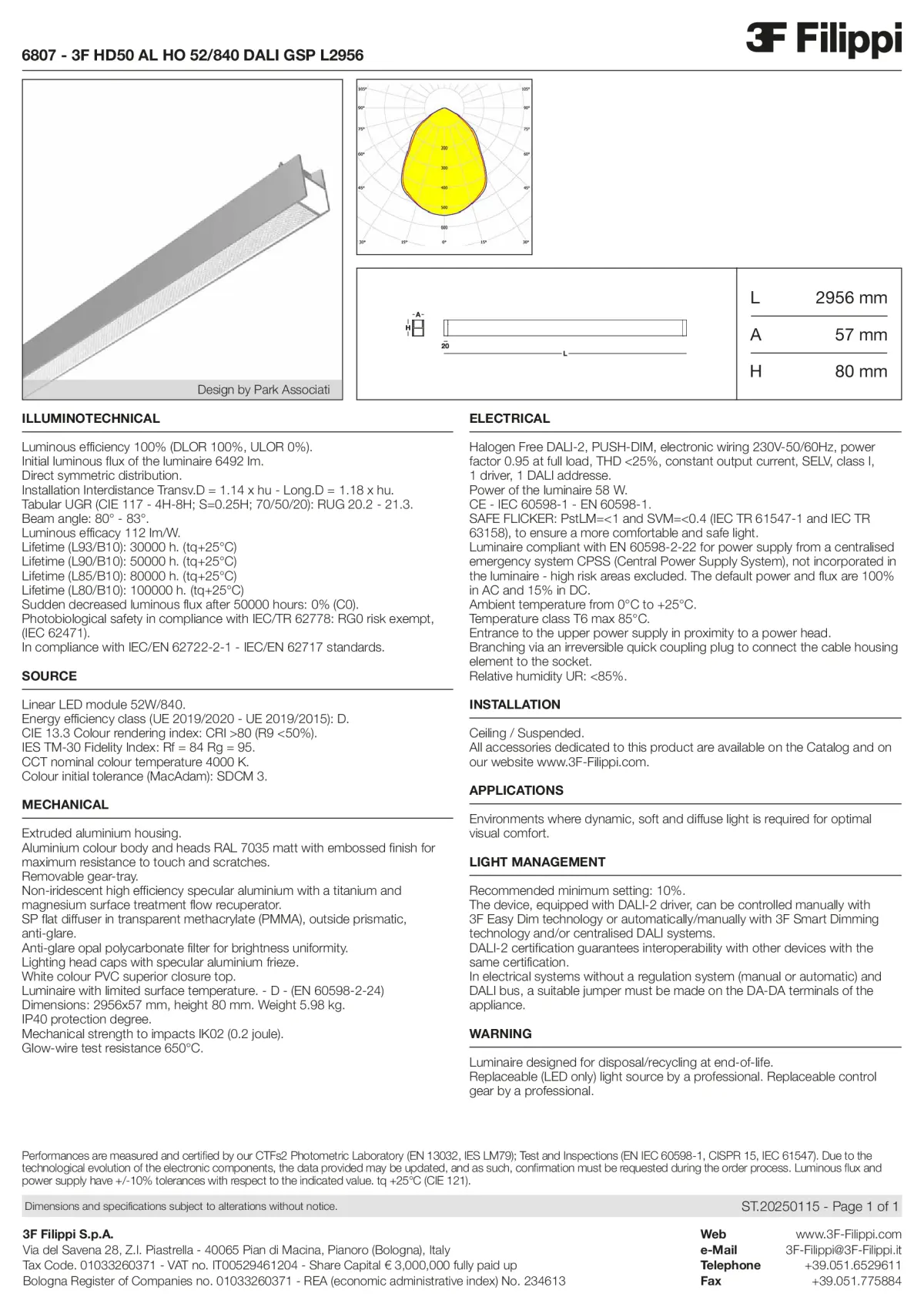 6807 - 3F HD50 AL HO 52-840 DALI GSP L2956 - Datasheet - en