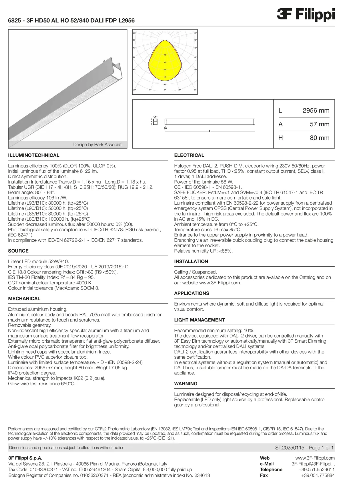 6825 - 3F HD50 AL HO 52-840 DALI FDP L2956 - Datasheet - en